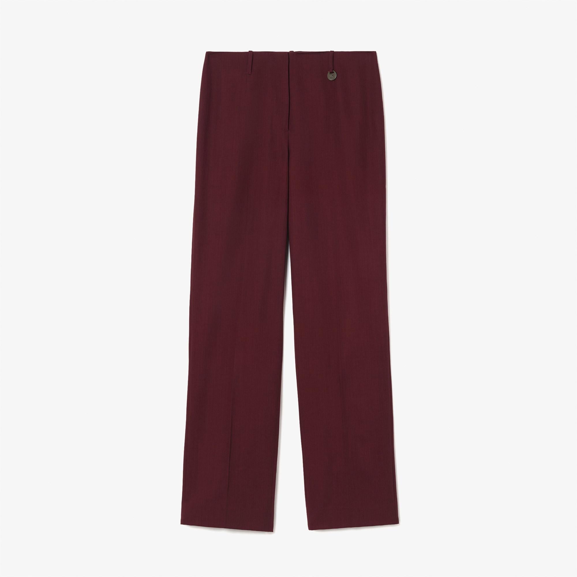 Burberry Wallis Kadın Bordo Pantolon