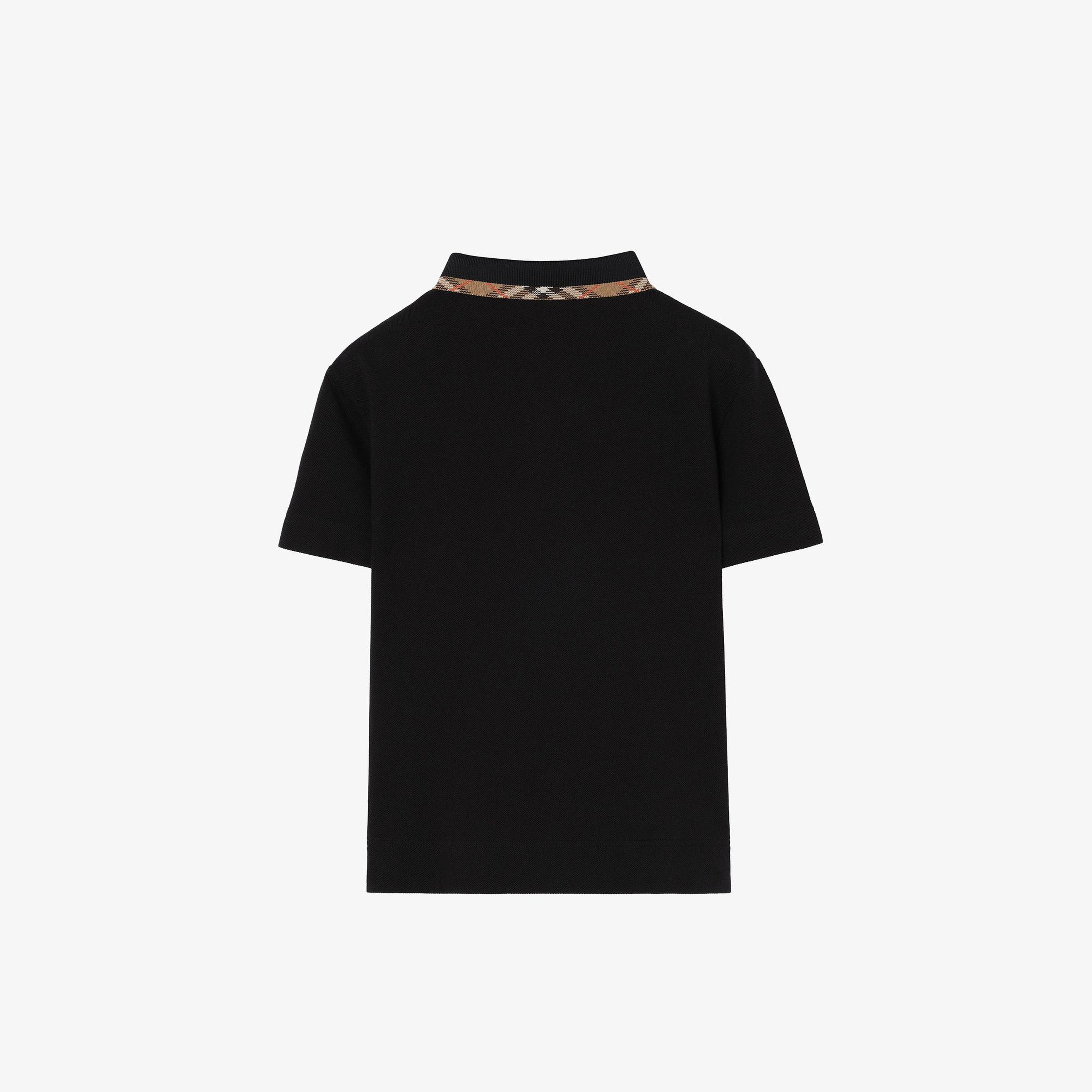 Burberry Johane Çocuk Siyah Polo