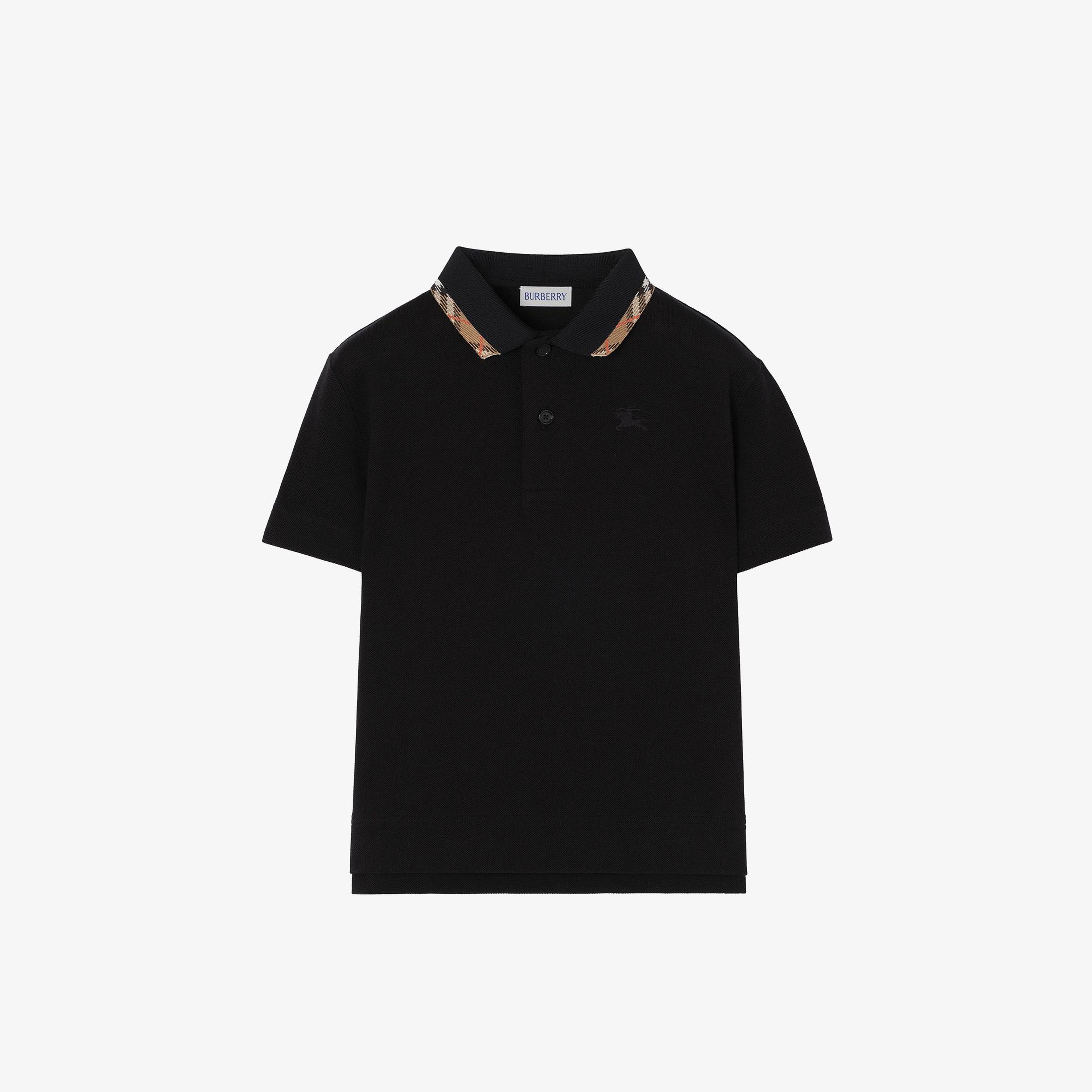 Burberry Johane Çocuk Siyah Polo