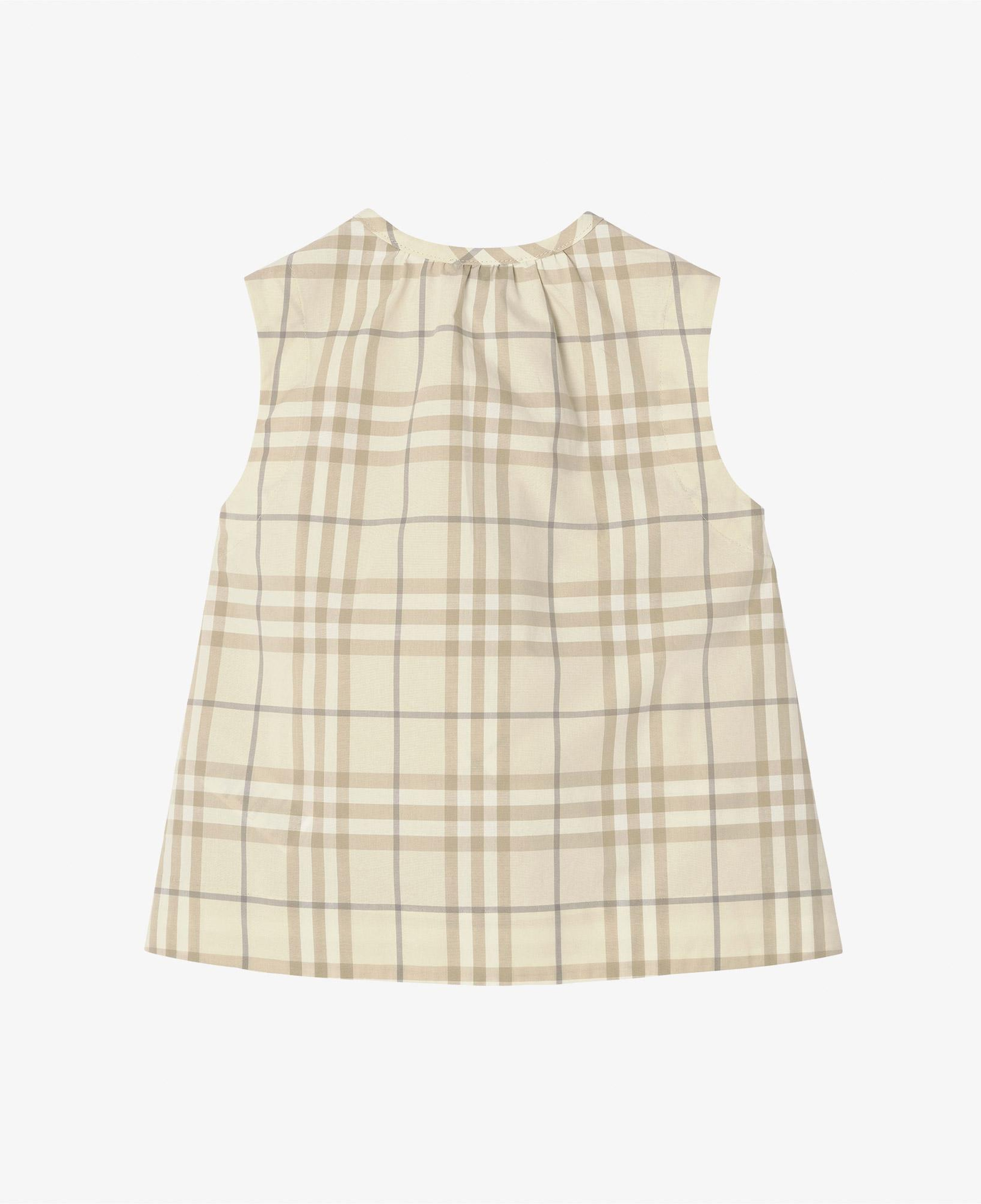 Burberry Check Hailey Çocuk Krem Gömlek