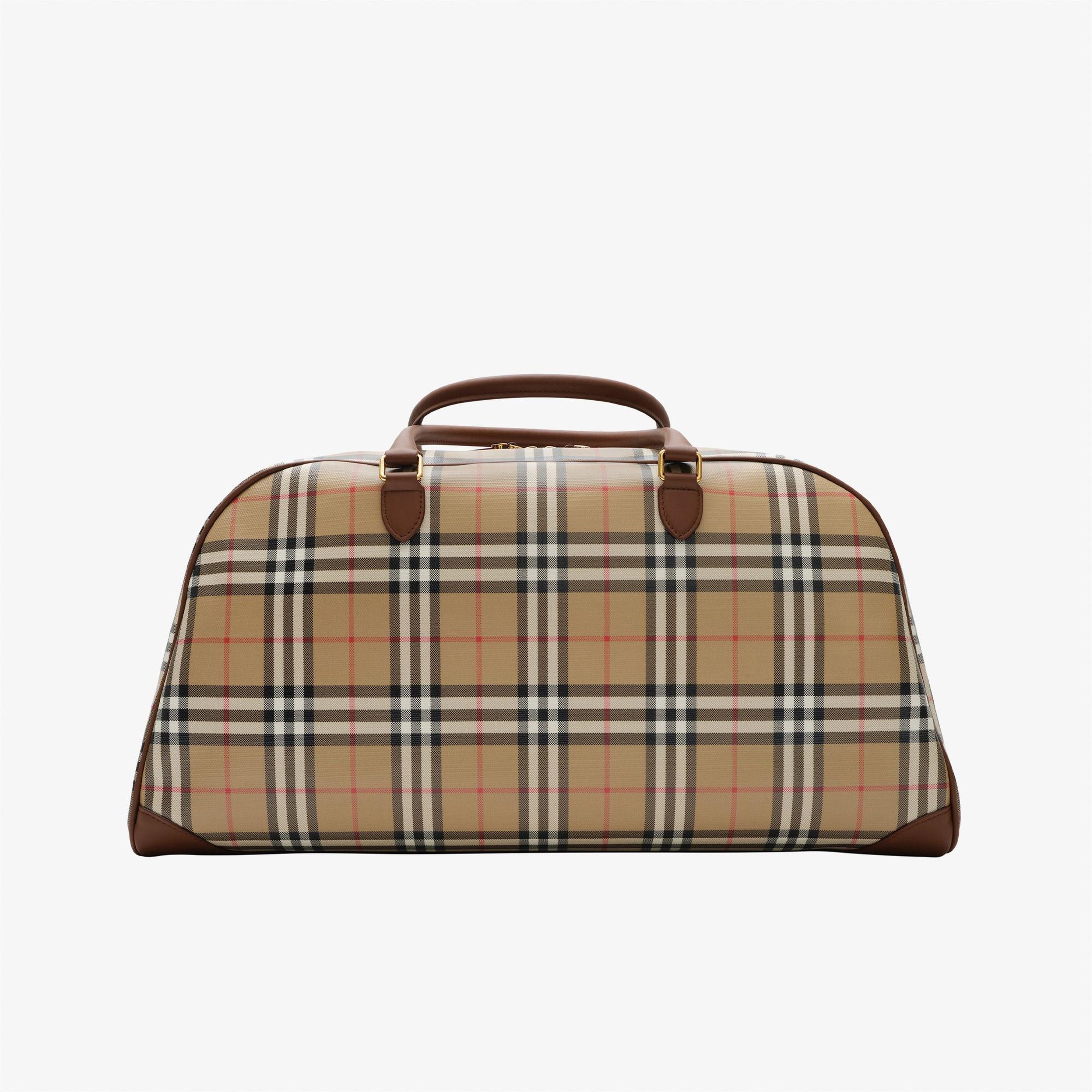 Burberry Holdall Soft Vintage Bin Erkek Bej Bavul