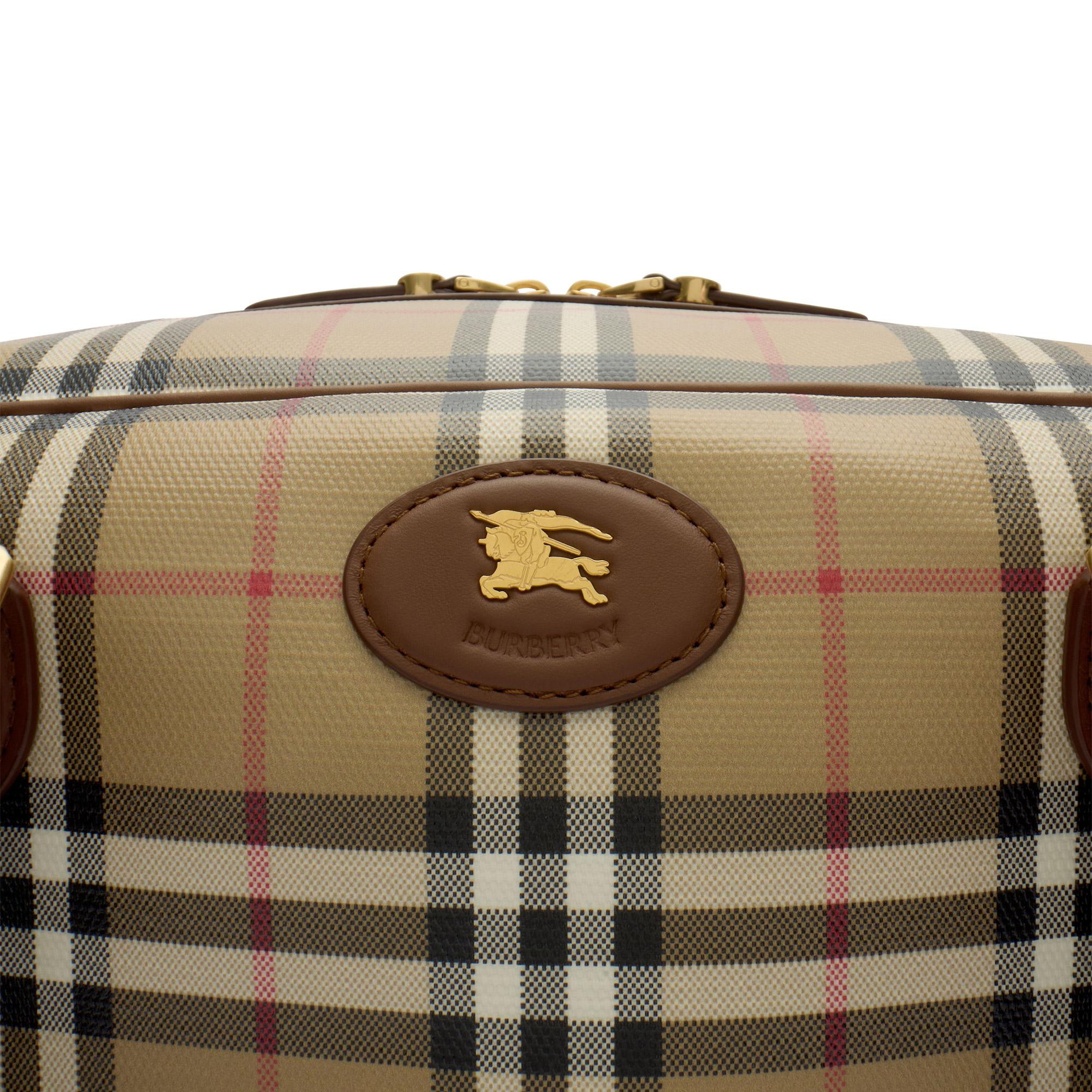 Burberry Holdall Soft Vintage Bin Erkek Bej Bavul