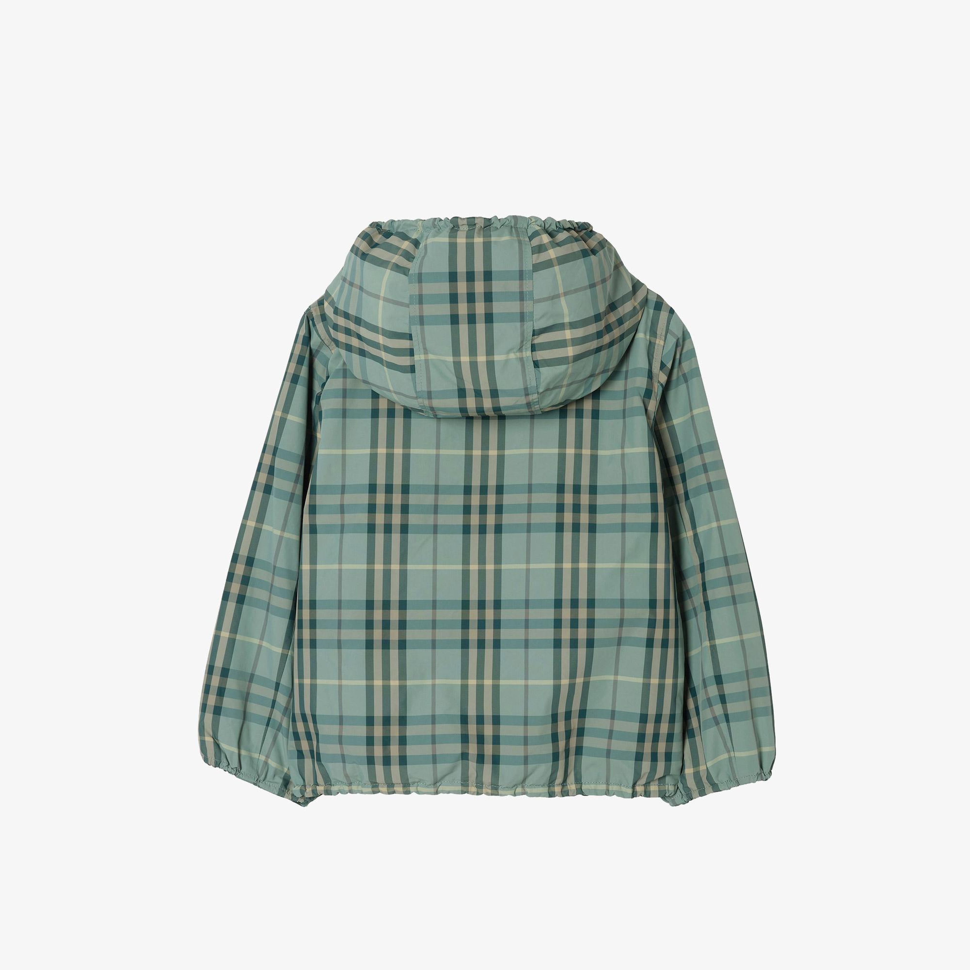 Burberry Reece Chck Çocuk Yeşil Mont