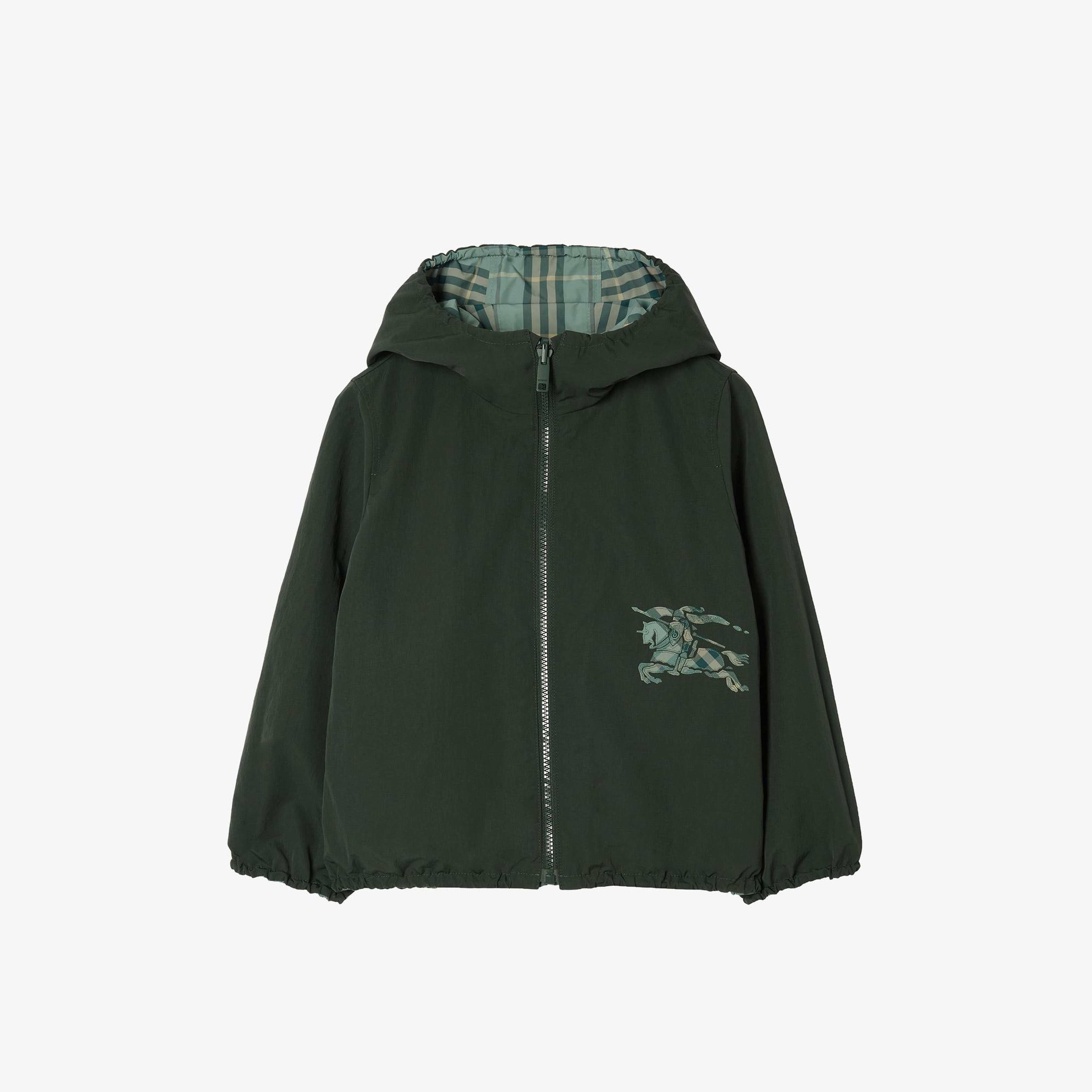 Burberry Reece Chck Çocuk Yeşil Mont