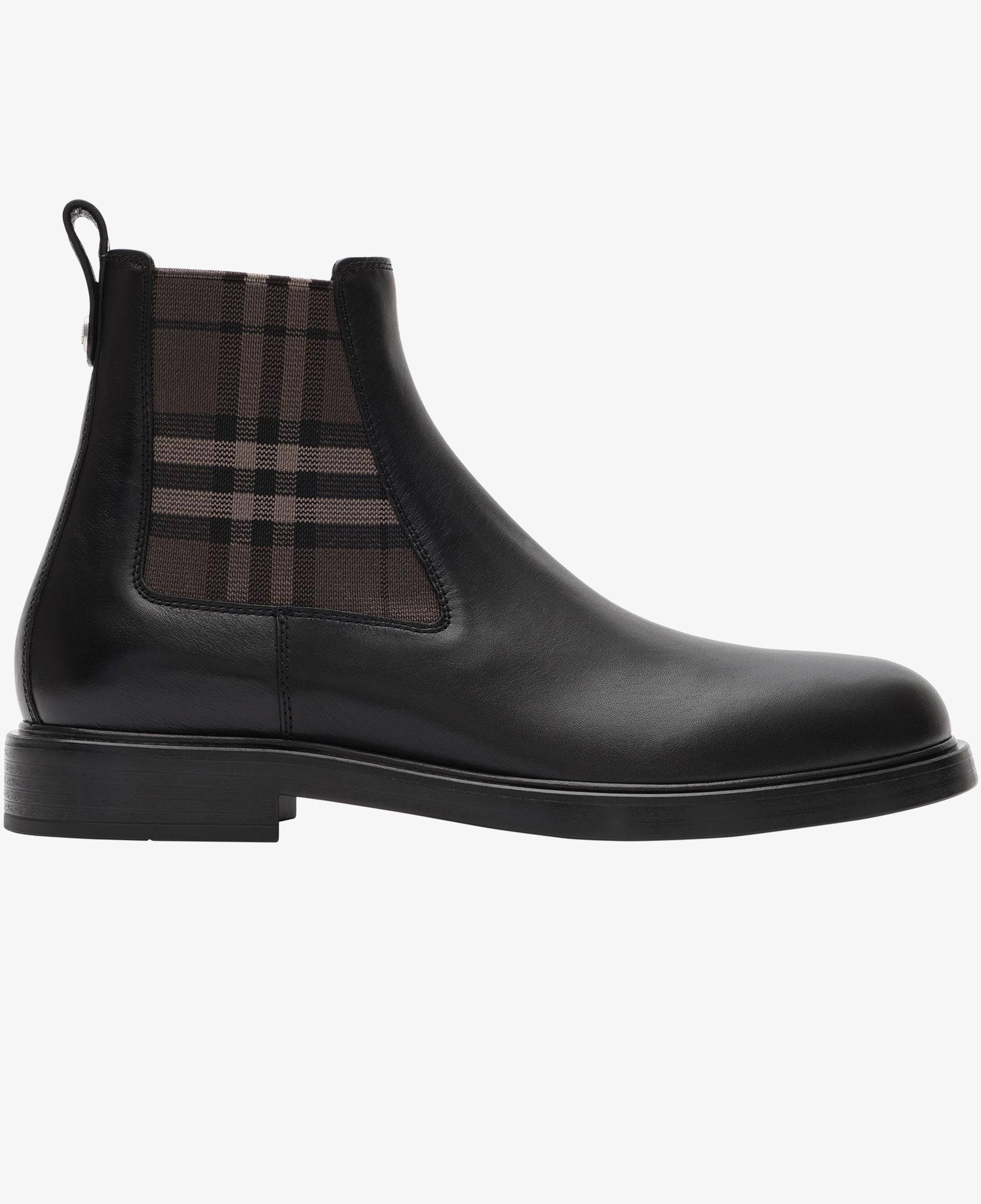 Burberry Pembroke Erkek Siyah Bot