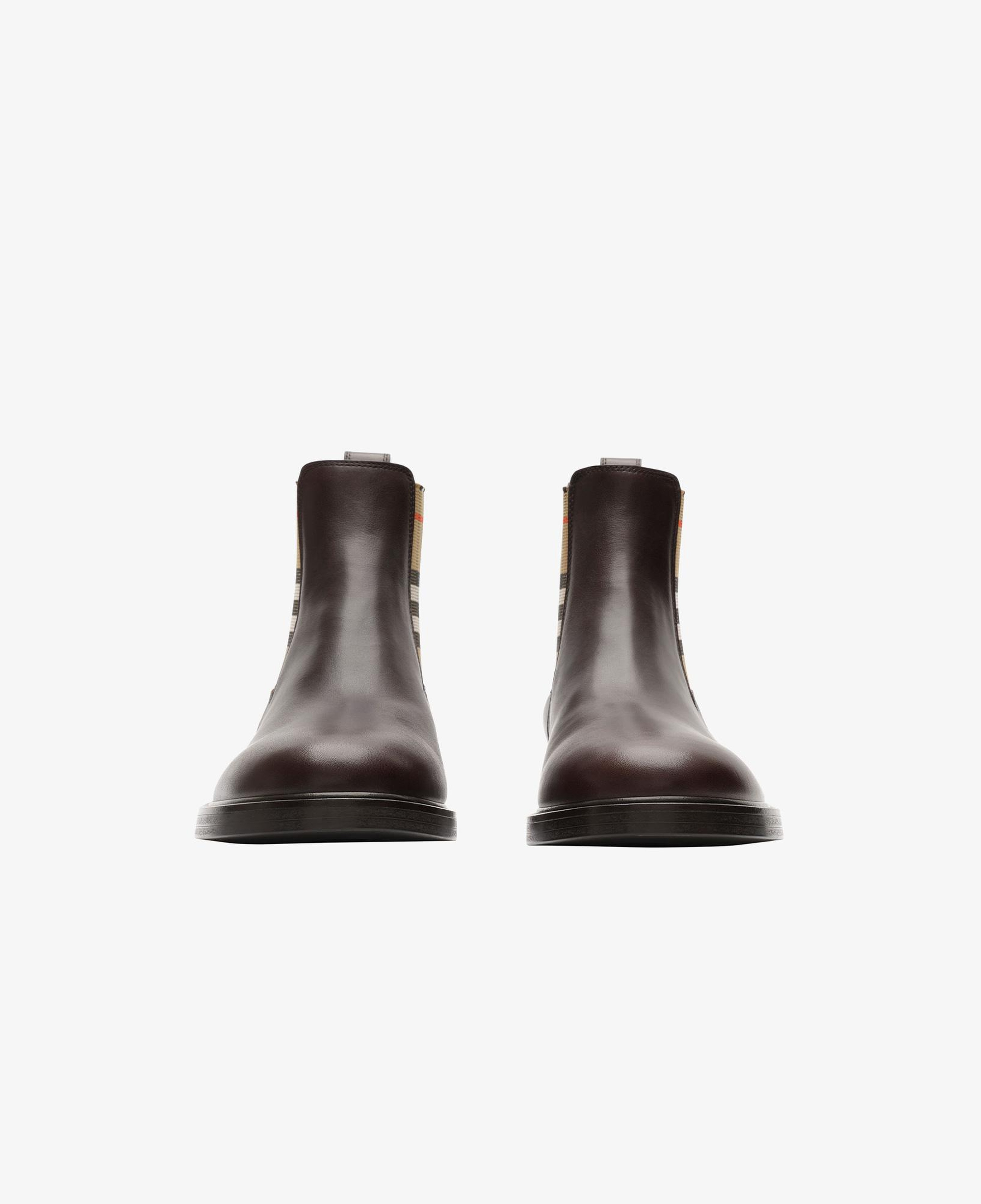 Burberry Pembroke Boot Erkek Kahverengi Bot