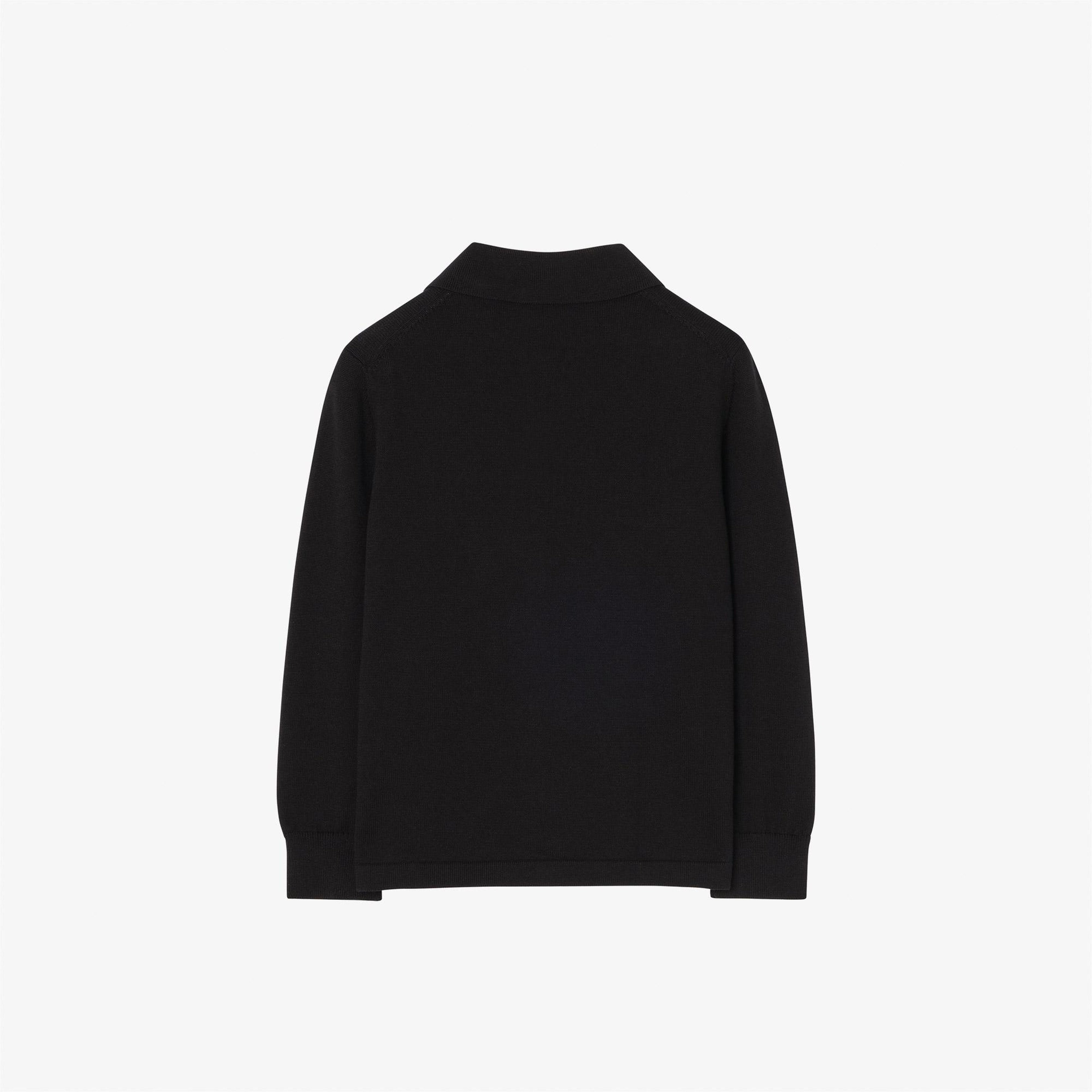 Burberry Tane Polo Ekd Çocuk Siyah Triko