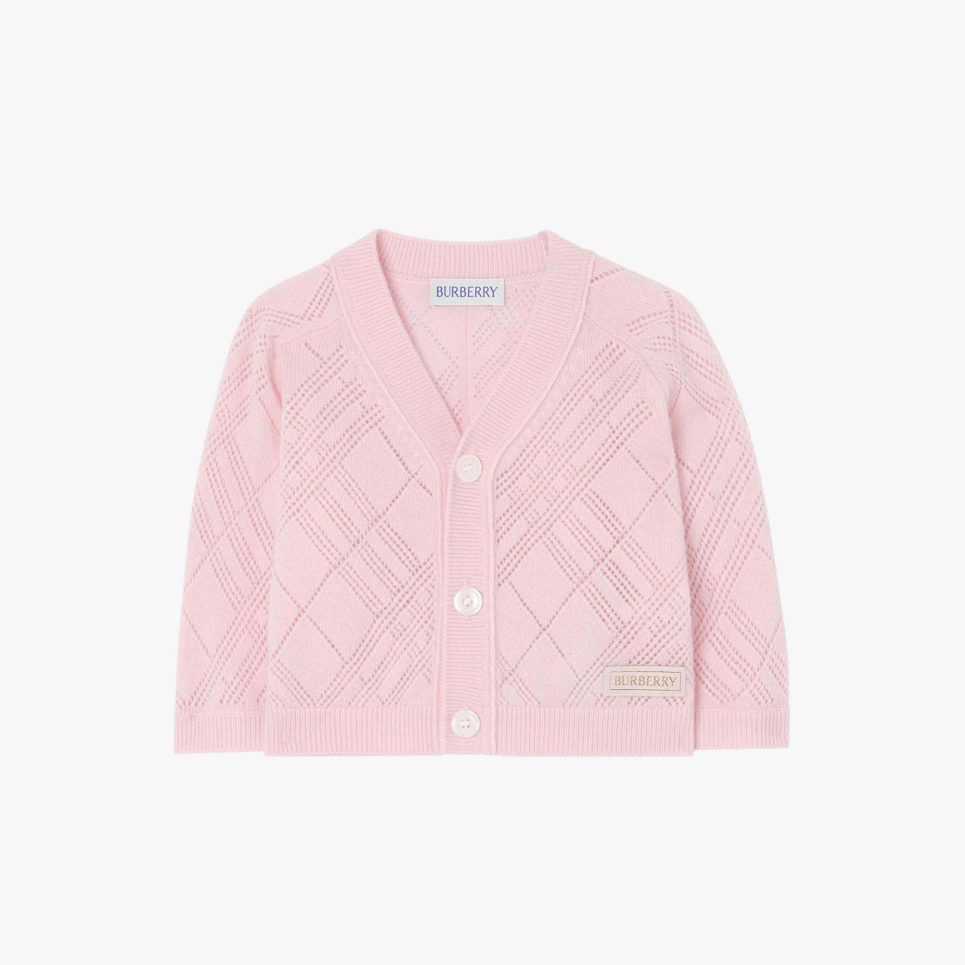 Burberry Cashmere Set Çocuk Pembe Hediye Seti