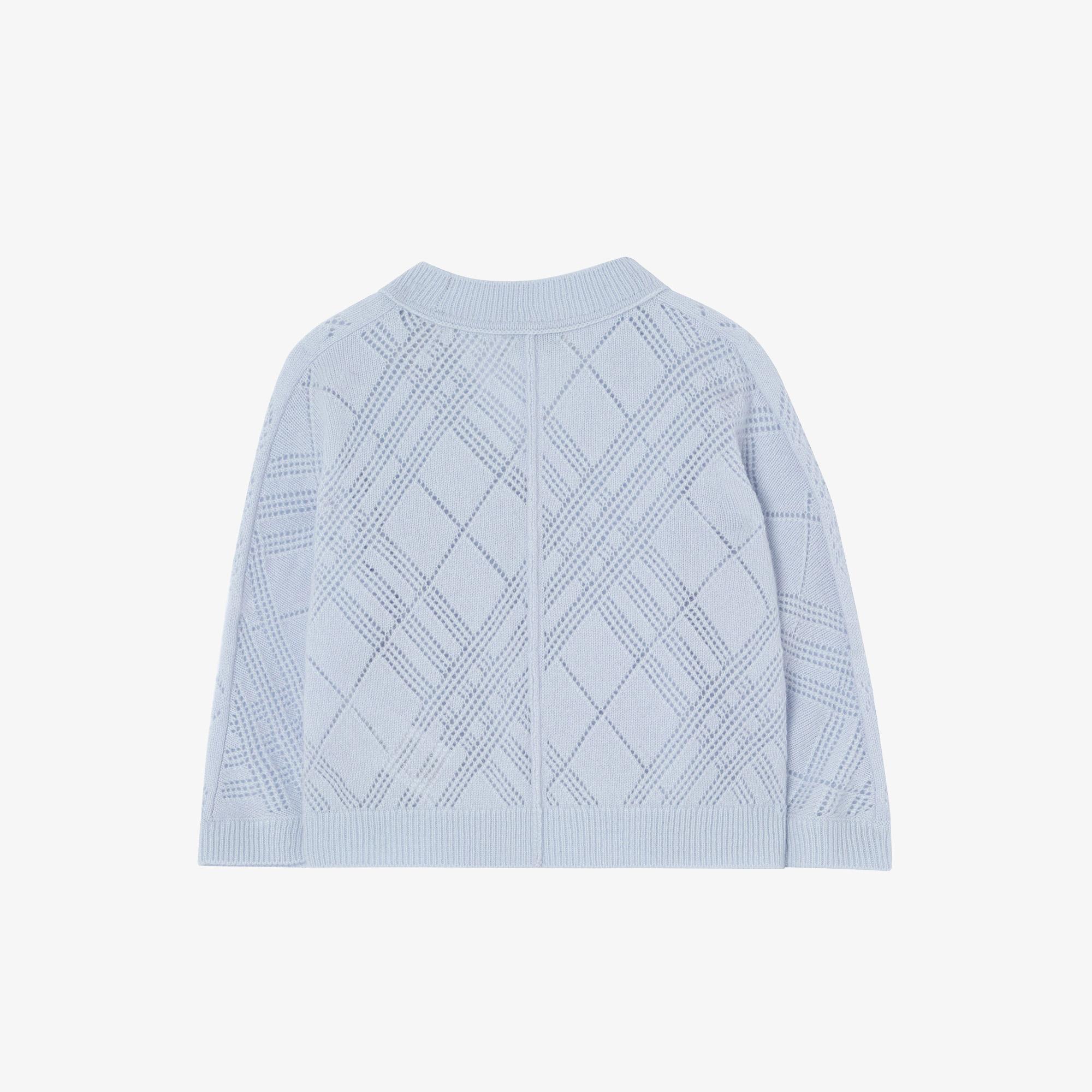 Burberry Cashmere Set Çocuk Mavi Hediye Seti