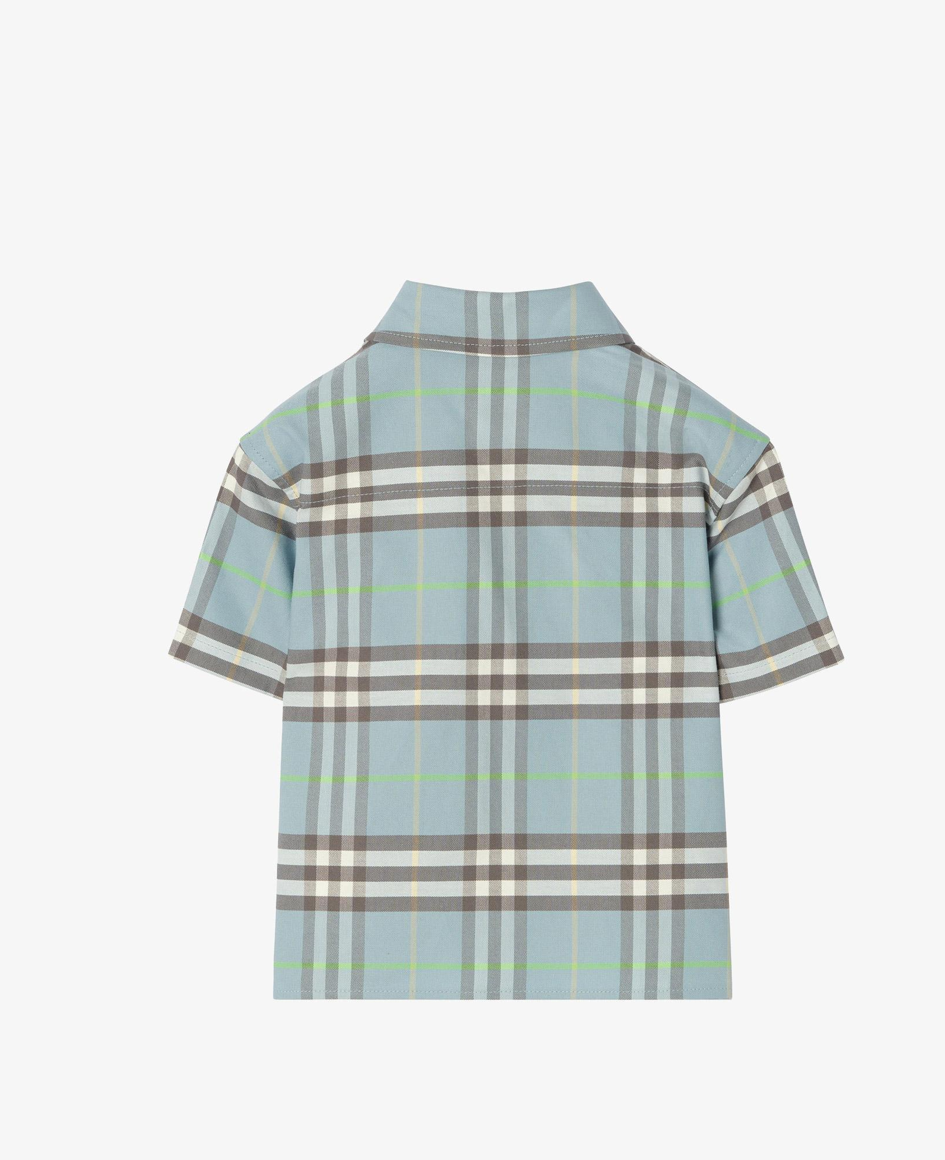 Burberry Billy Check Çocuk Mavi Gömlek