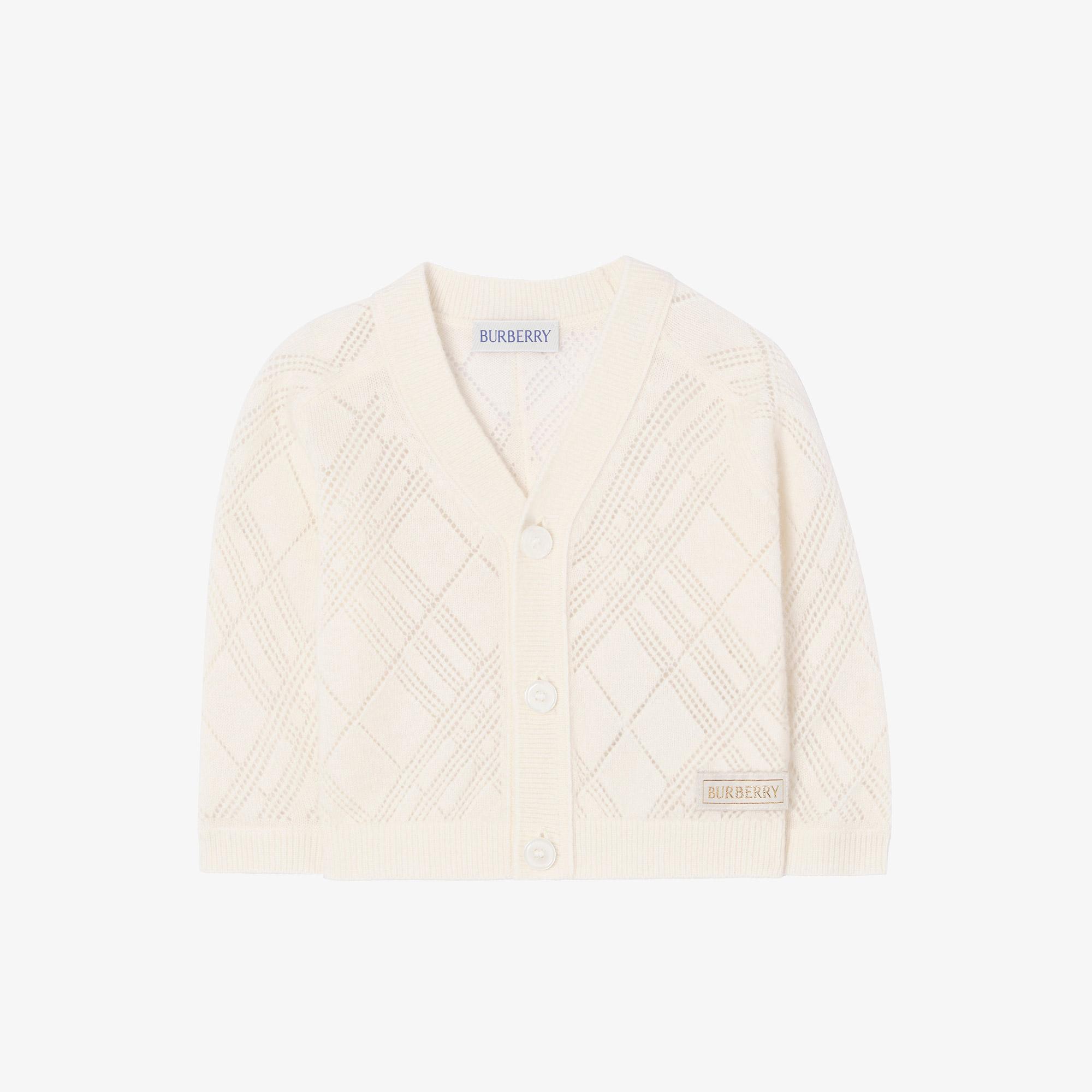 Burberry Cashmere Set Çocuk Beyaz Hediye Seti