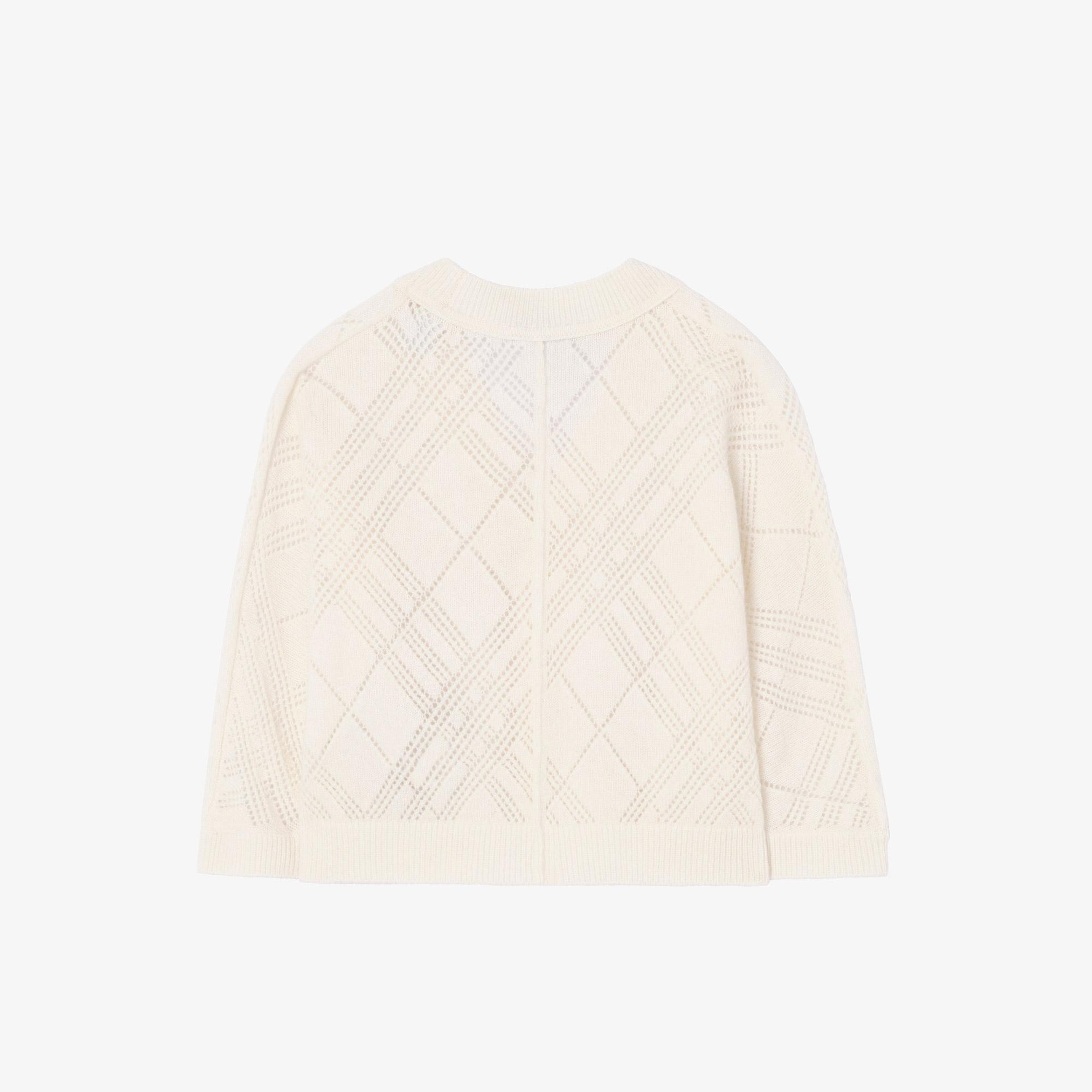 Burberry Cashmere Set Çocuk Beyaz Hediye Seti