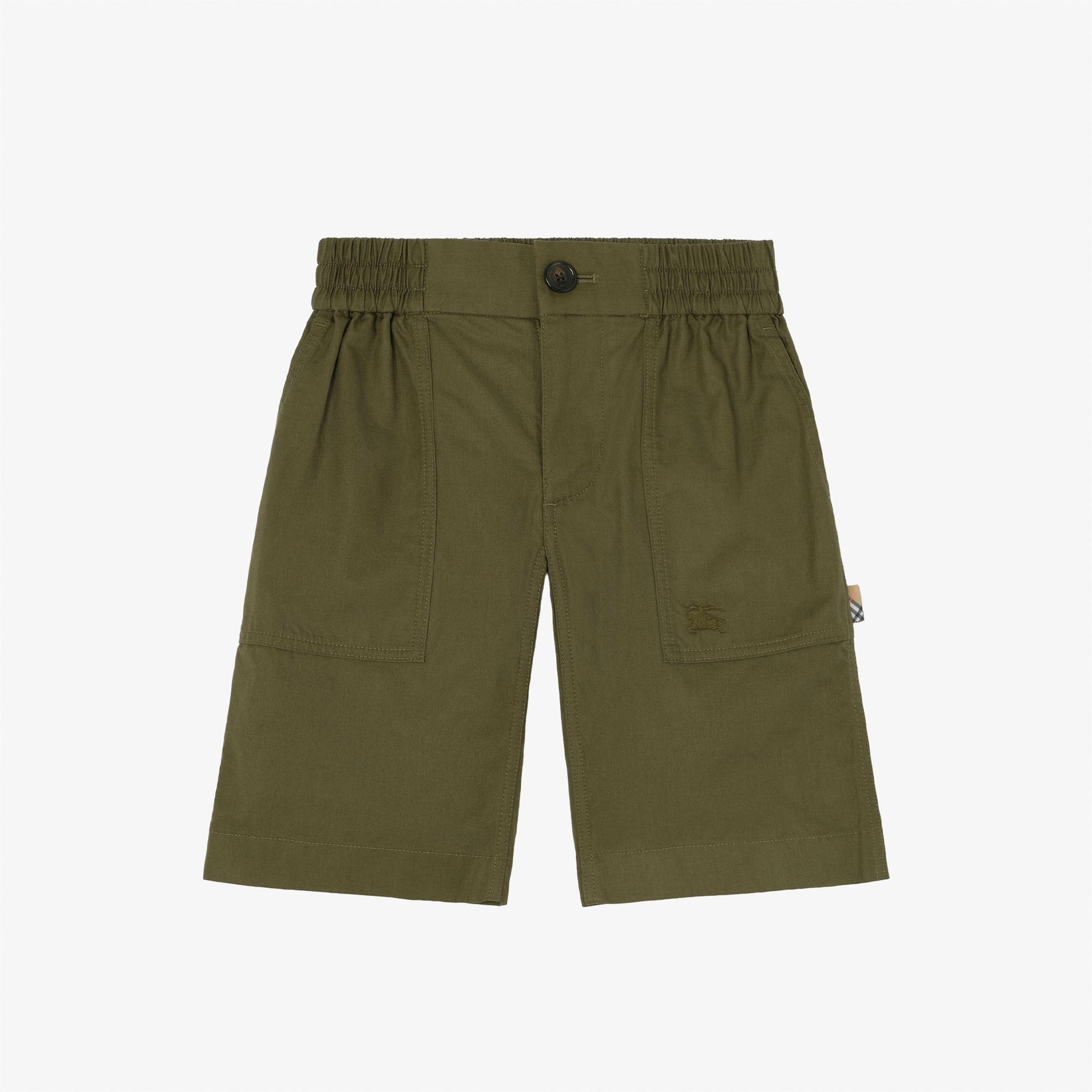 Burberry Trent Short Ekd Çocuk Haki Şort
