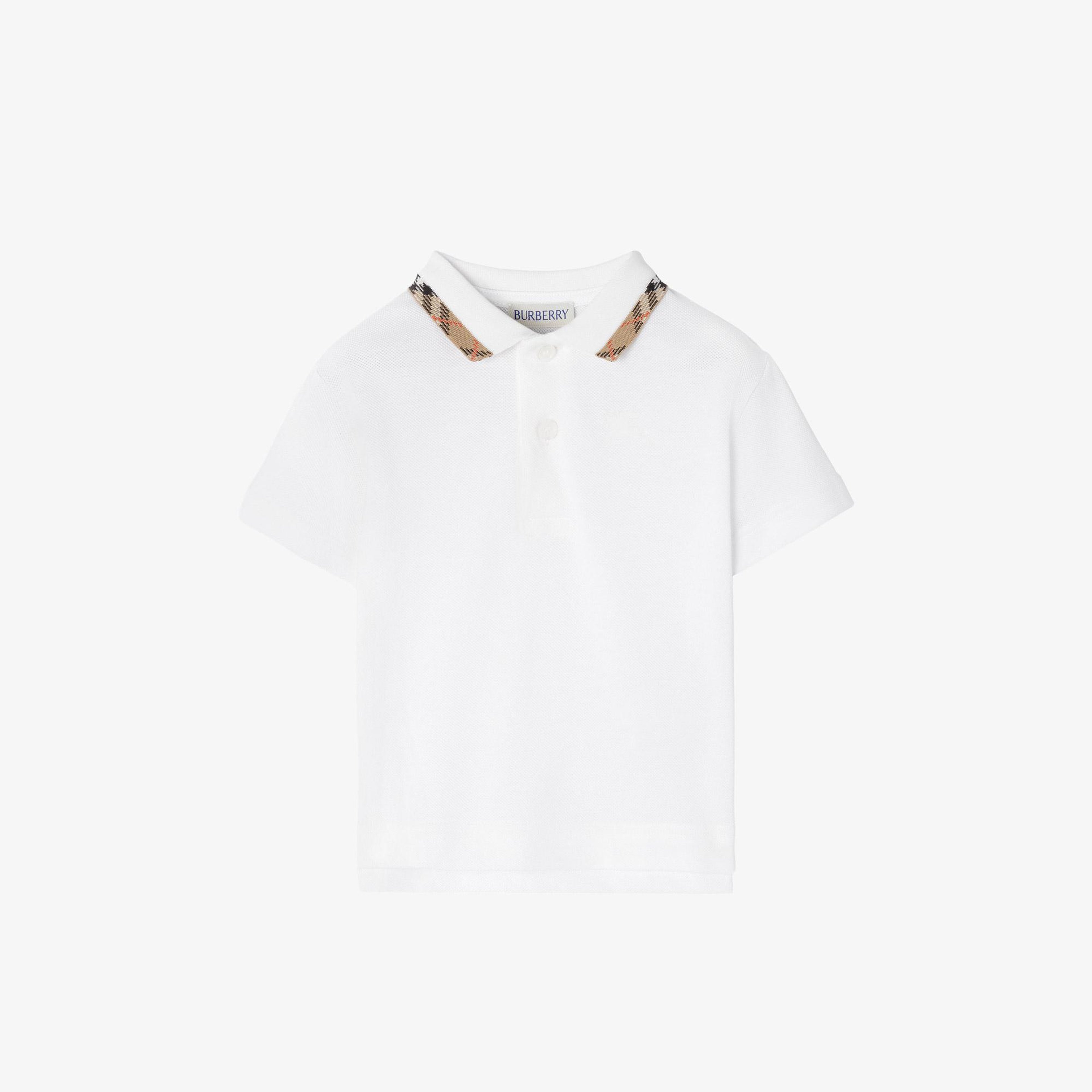 Burberry Johane Çocuk Beyaz Polo