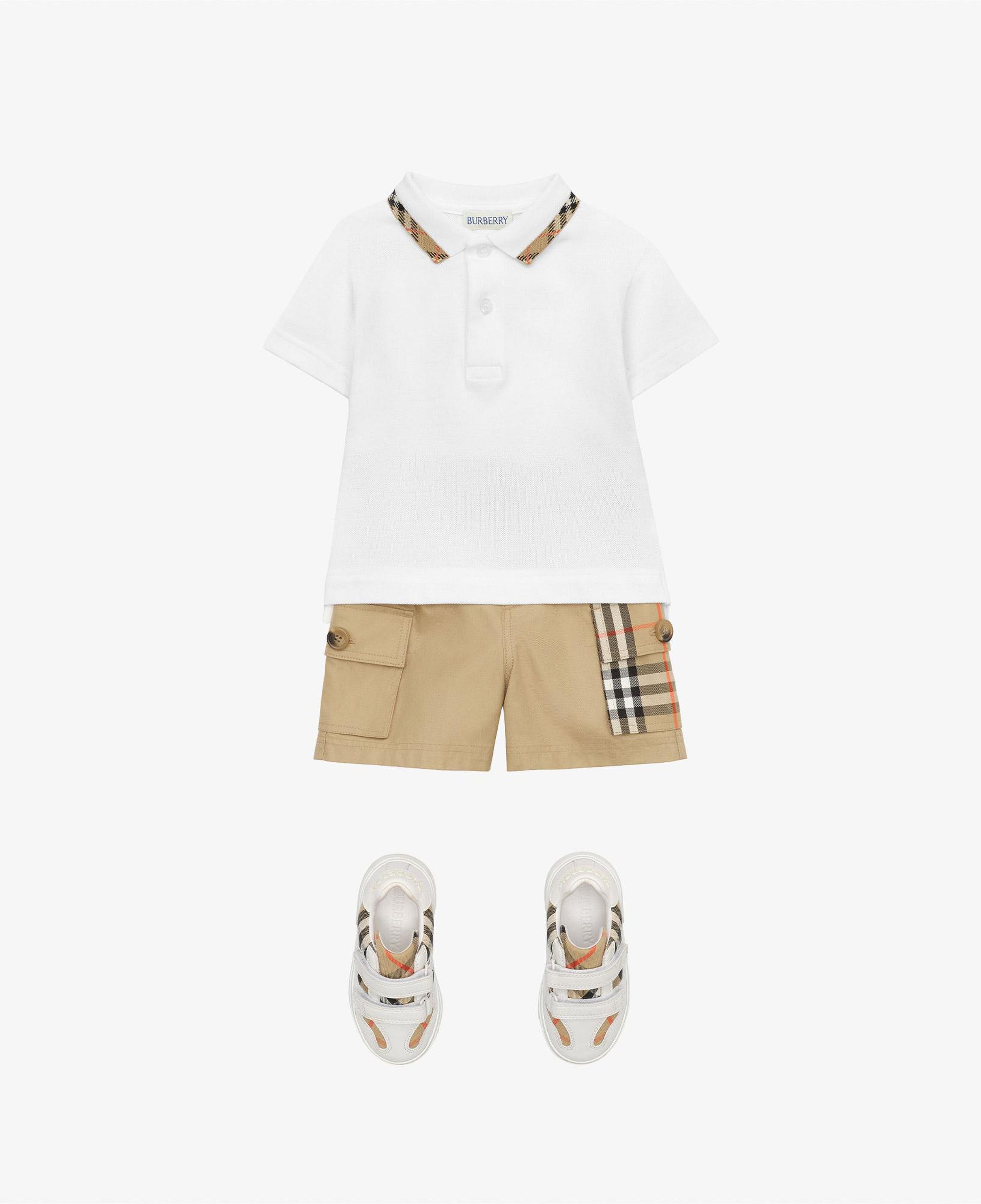Burberry Johane Çocuk Beyaz Polo