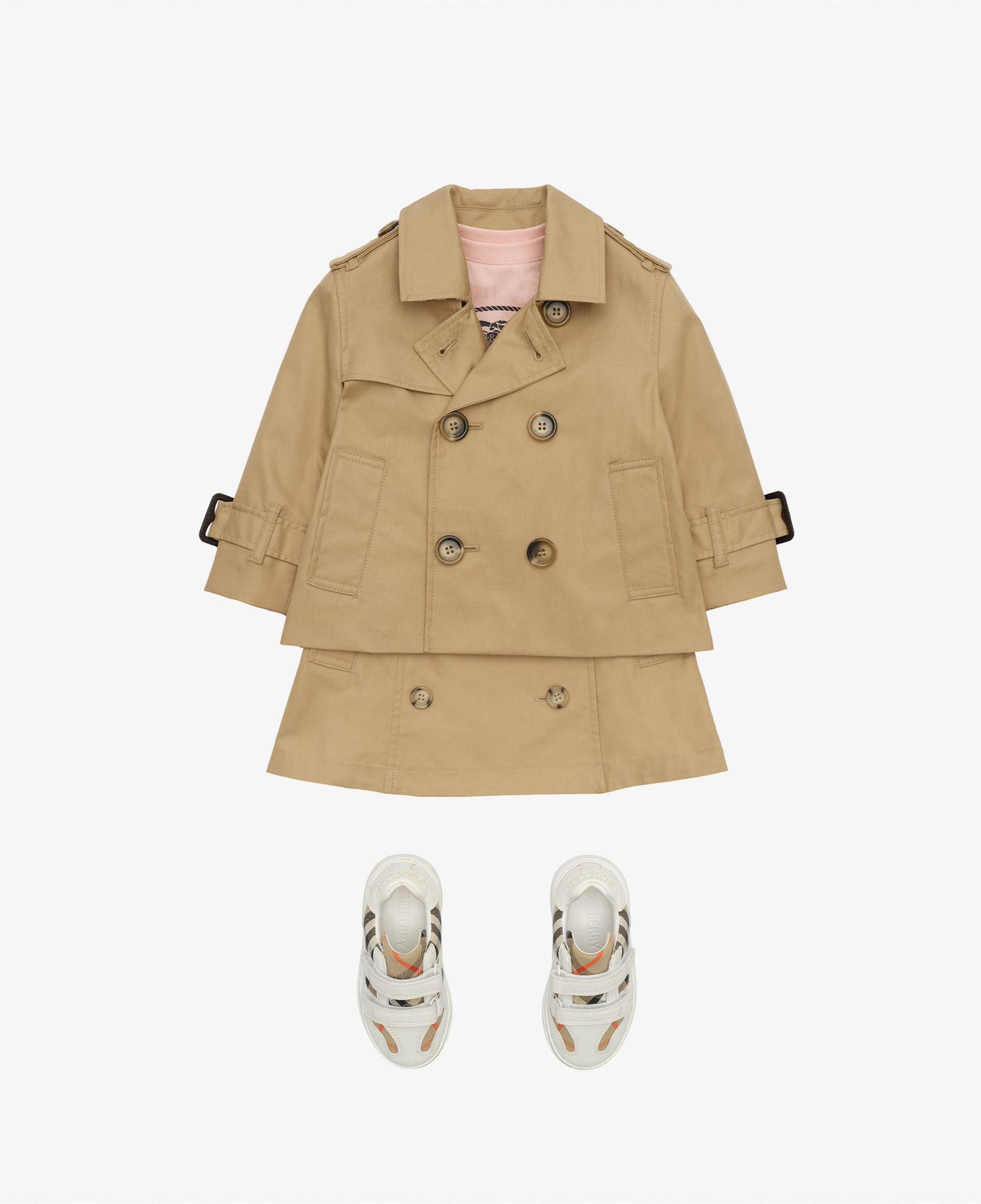 Burberry Rosie Çocuk Bej Mont