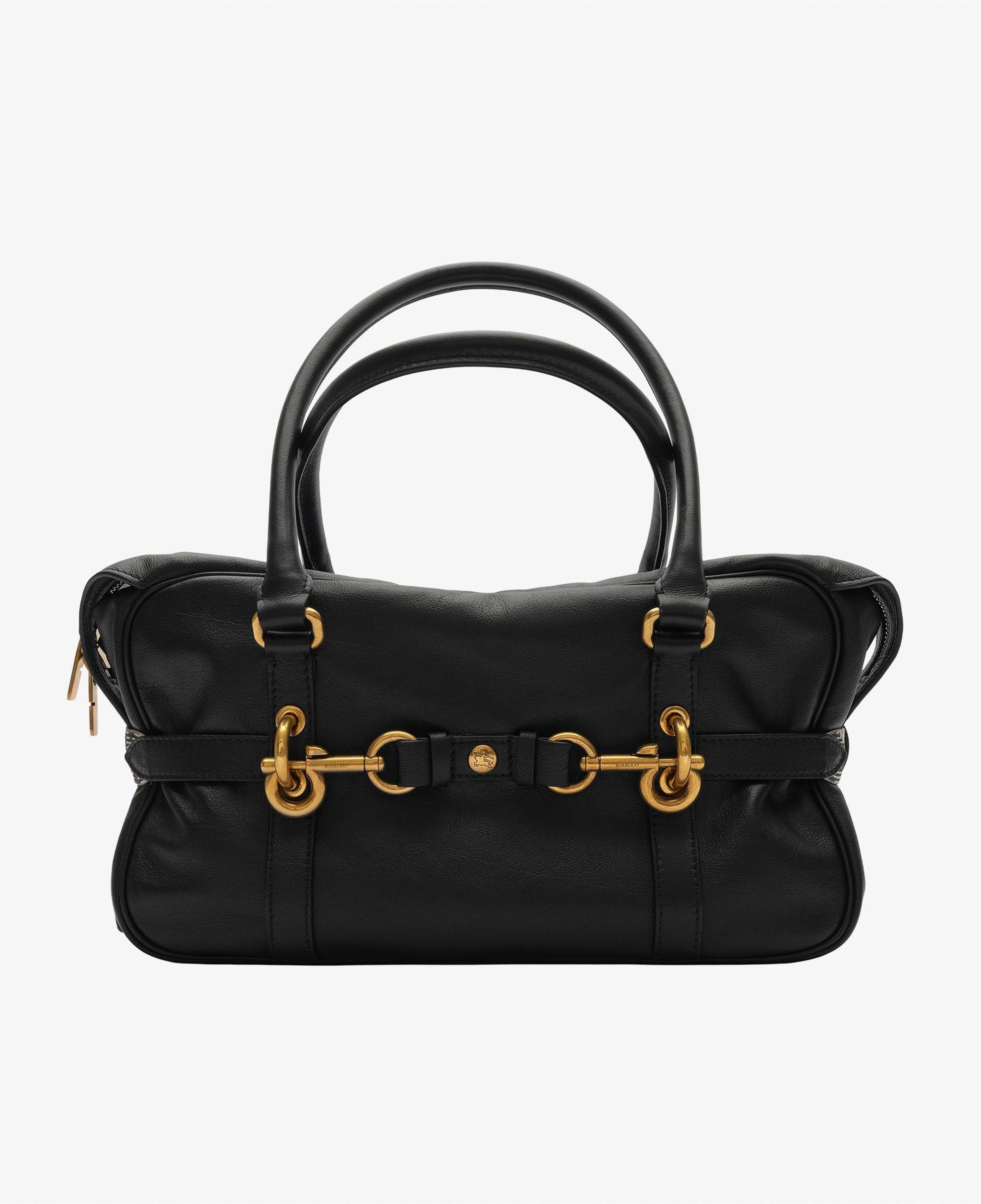 Burberry B Clip Duffle Kadın Siyah Omuz Çantası