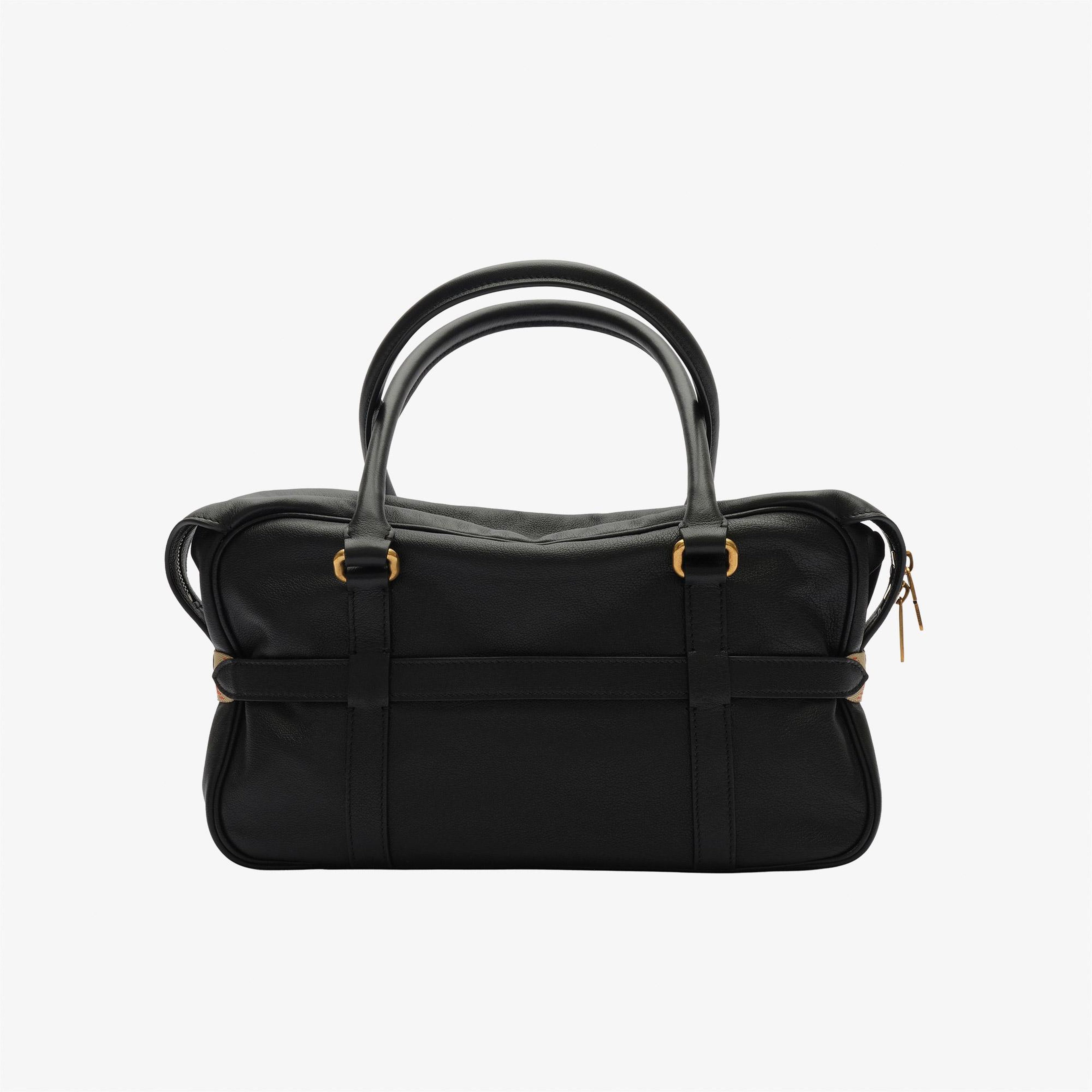 Burberry B Clip Duffle Kadın Siyah Omuz Çantası
