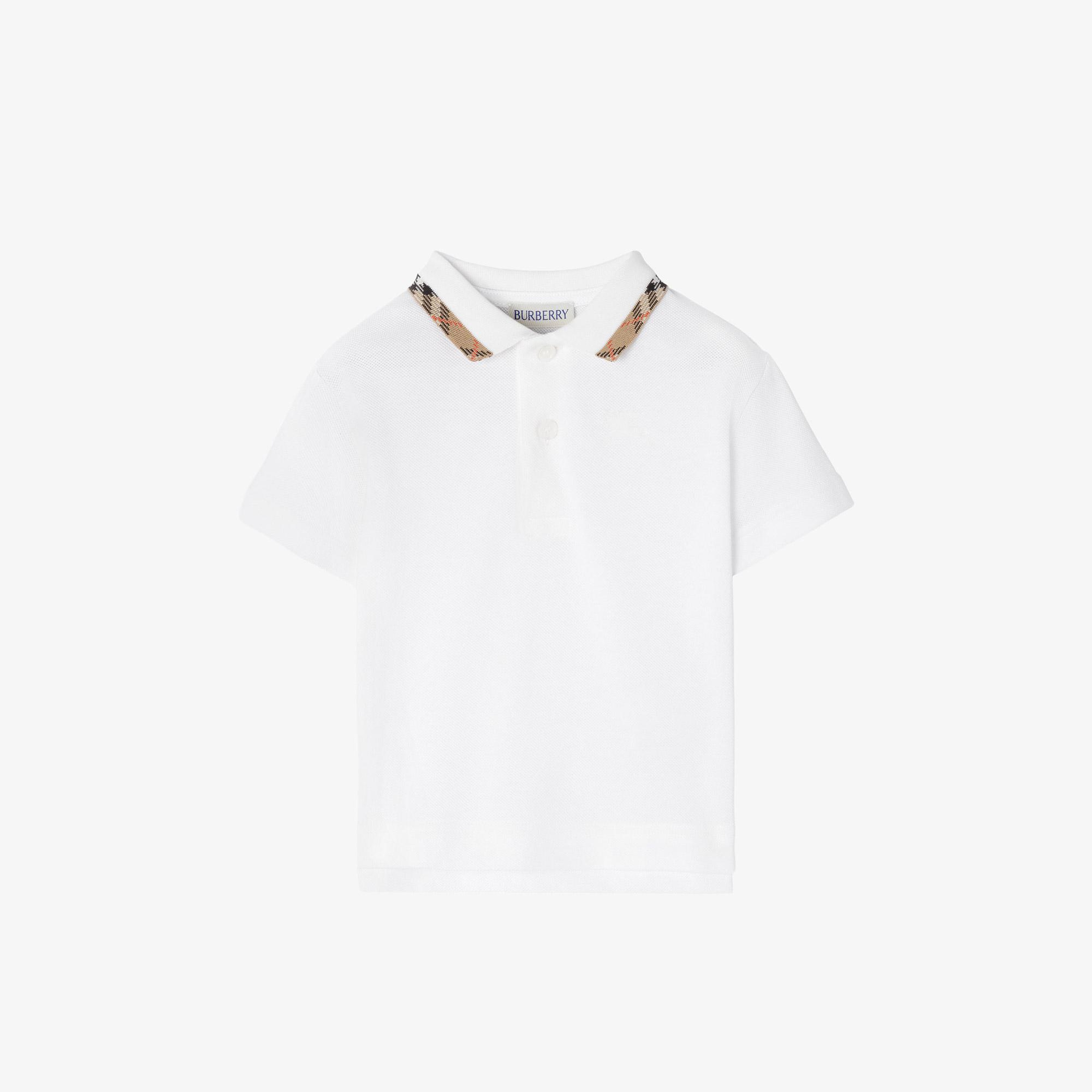 Burberry Johane Çocuk Beyaz Polo