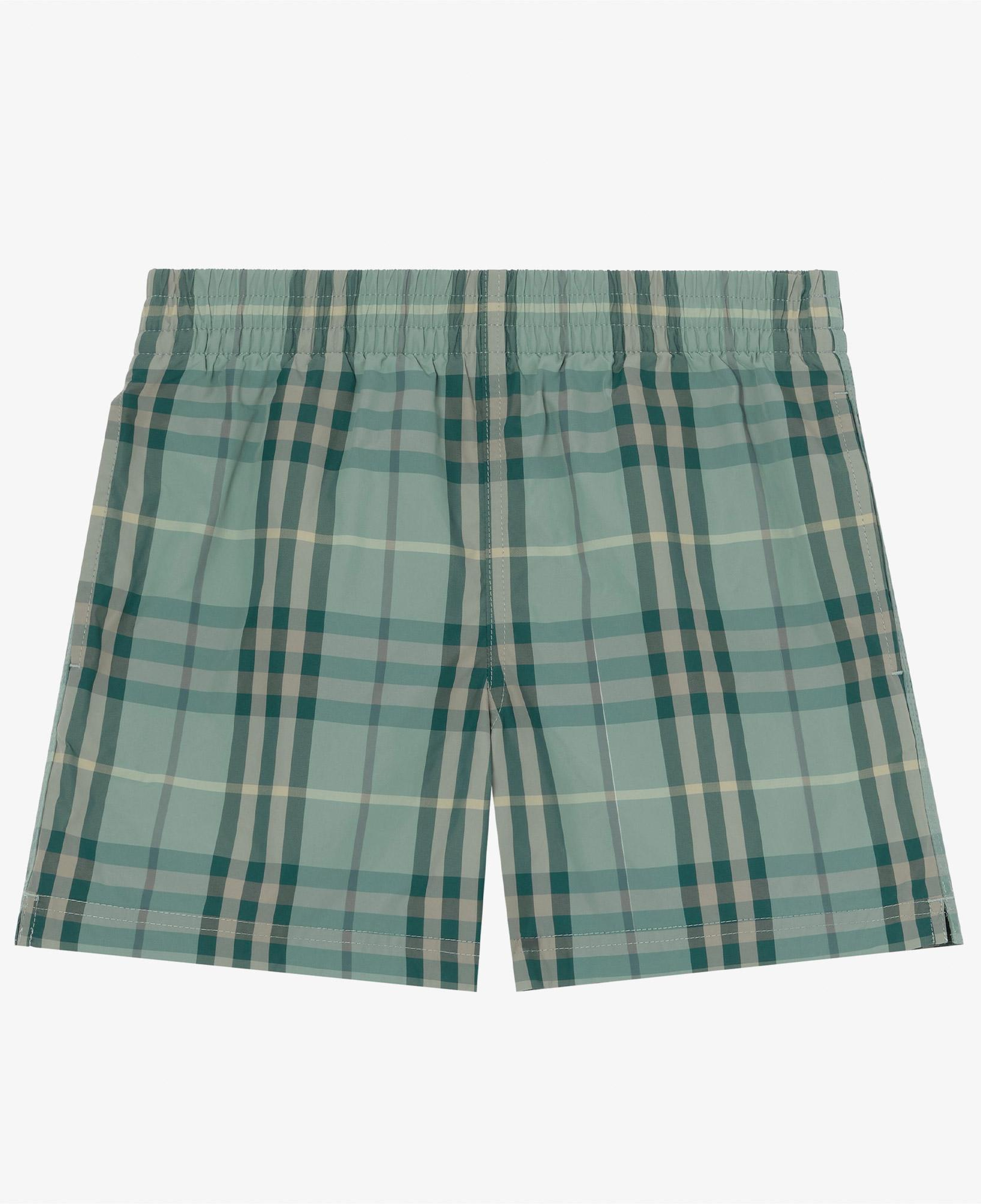 Burberry Atticus Check Çocuk Yeşil Mayo