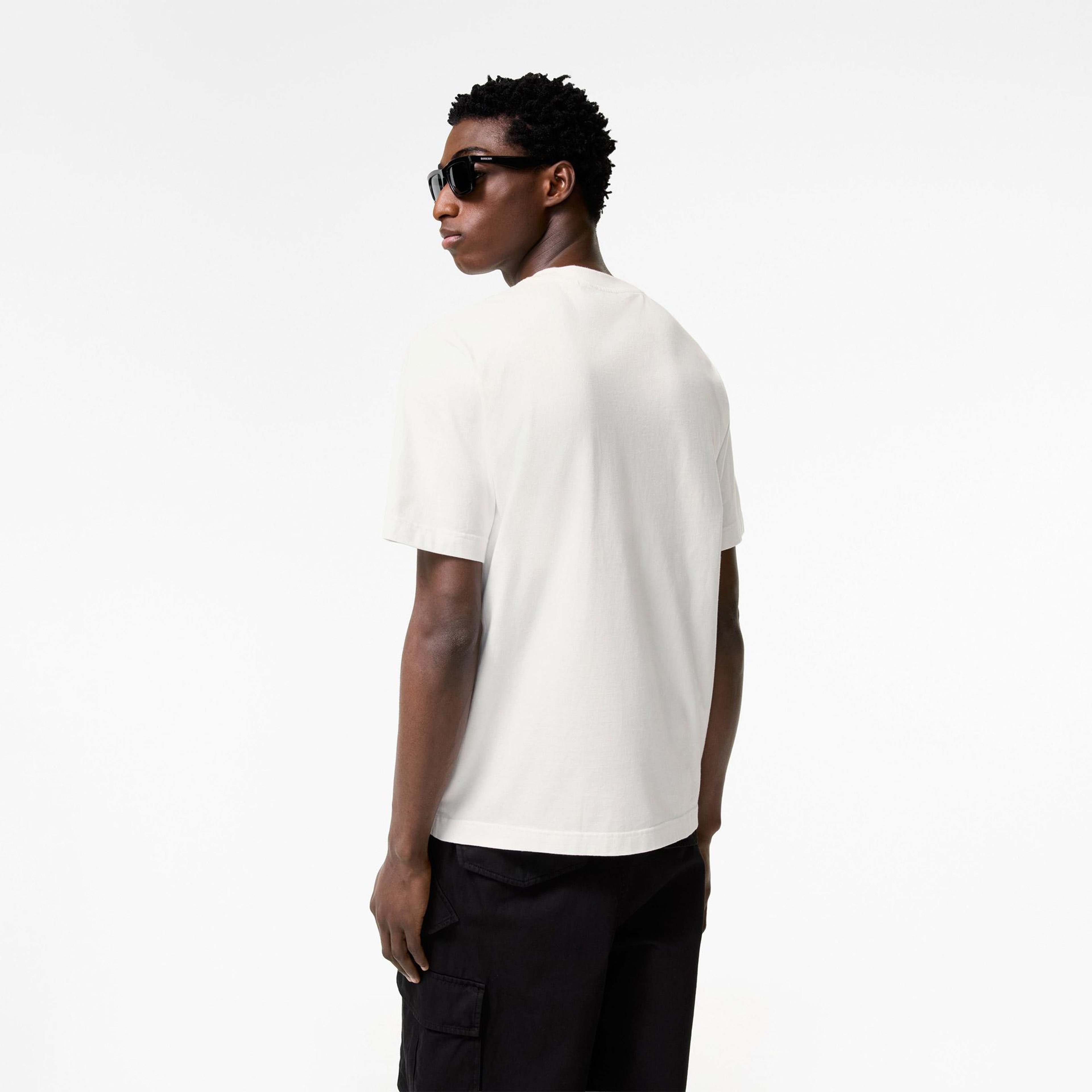 Burberry Ryan Ekd Erkek Beyaz T-Shirt