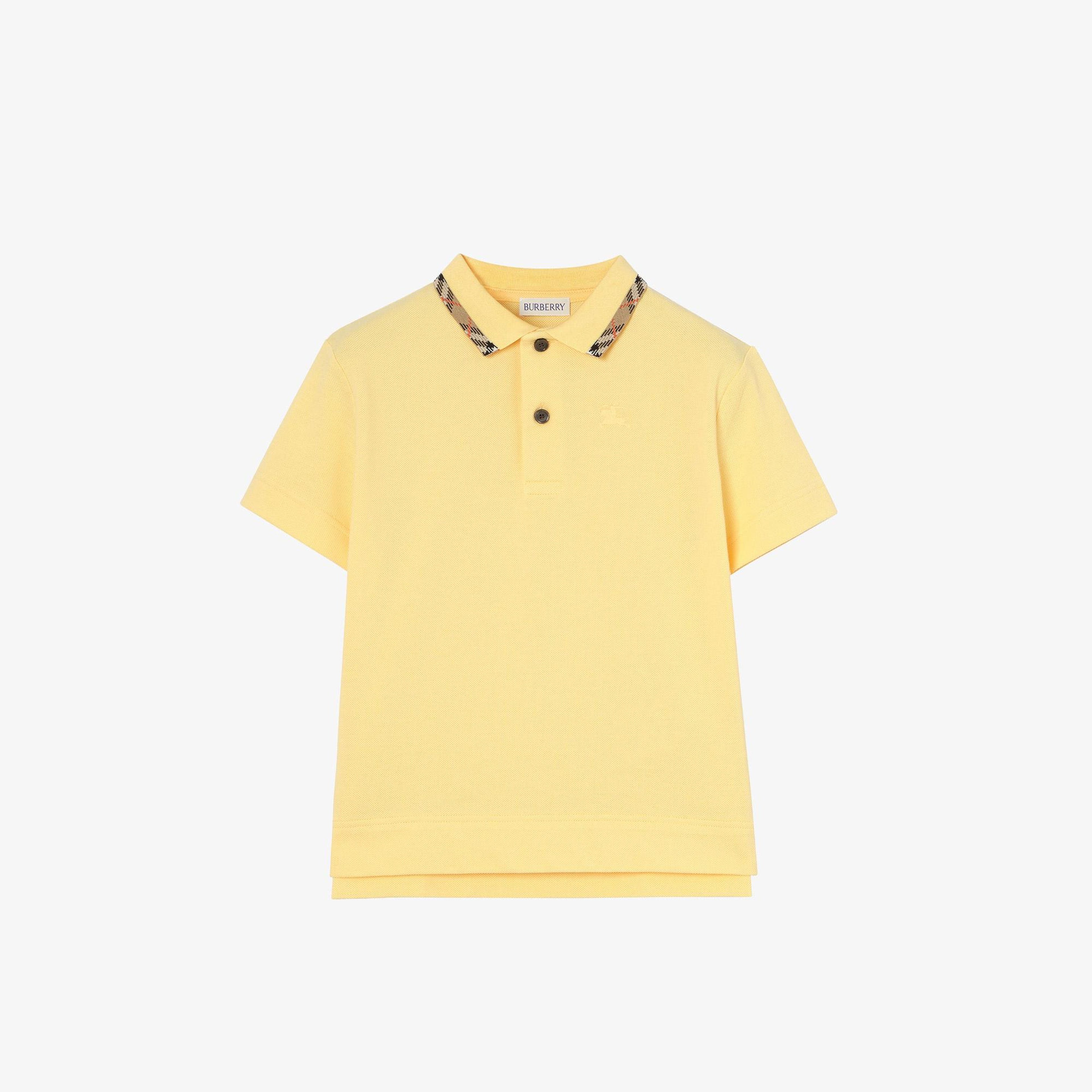Burberry Johane Çocuk Sarı Polo