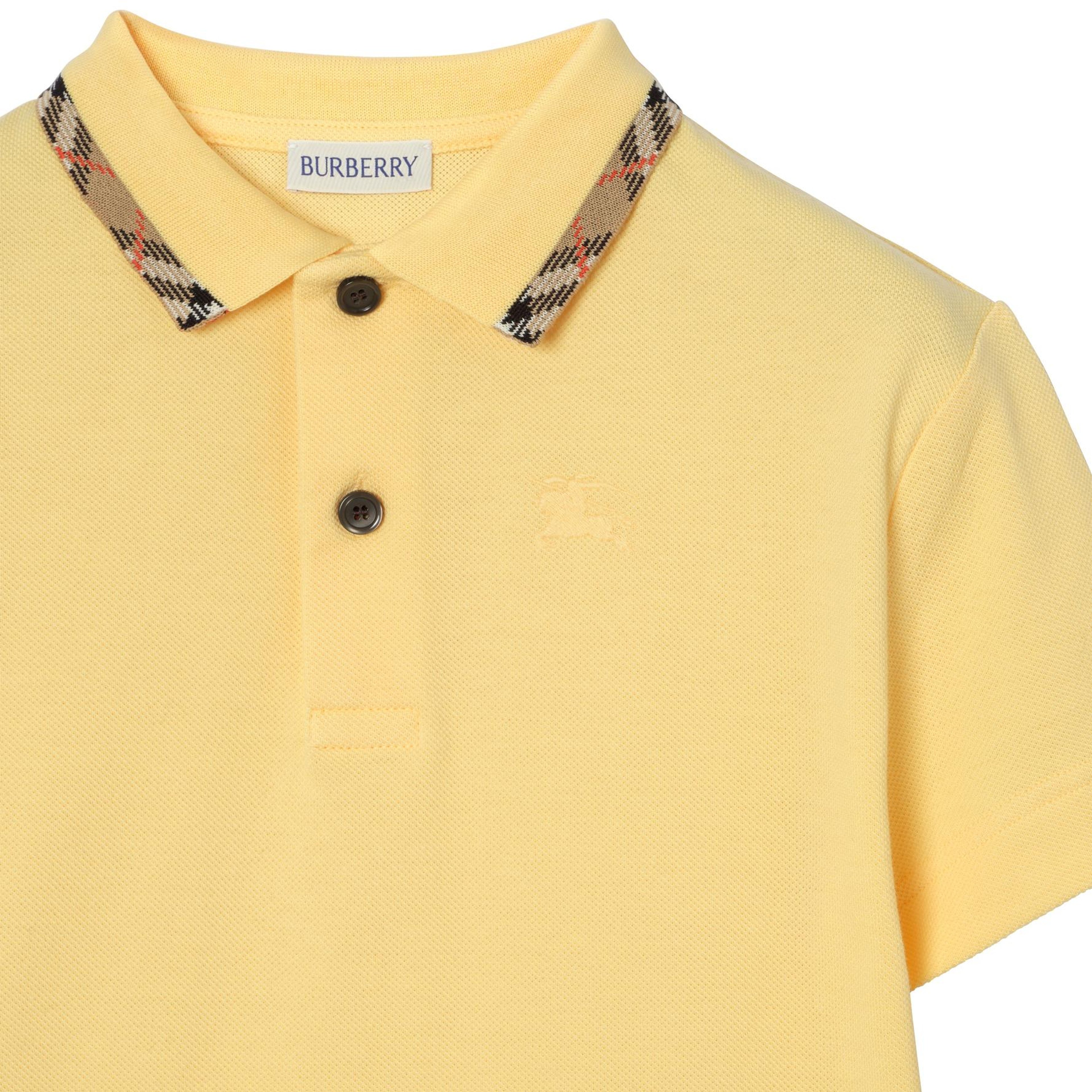 Burberry Johane Çocuk Sarı Polo