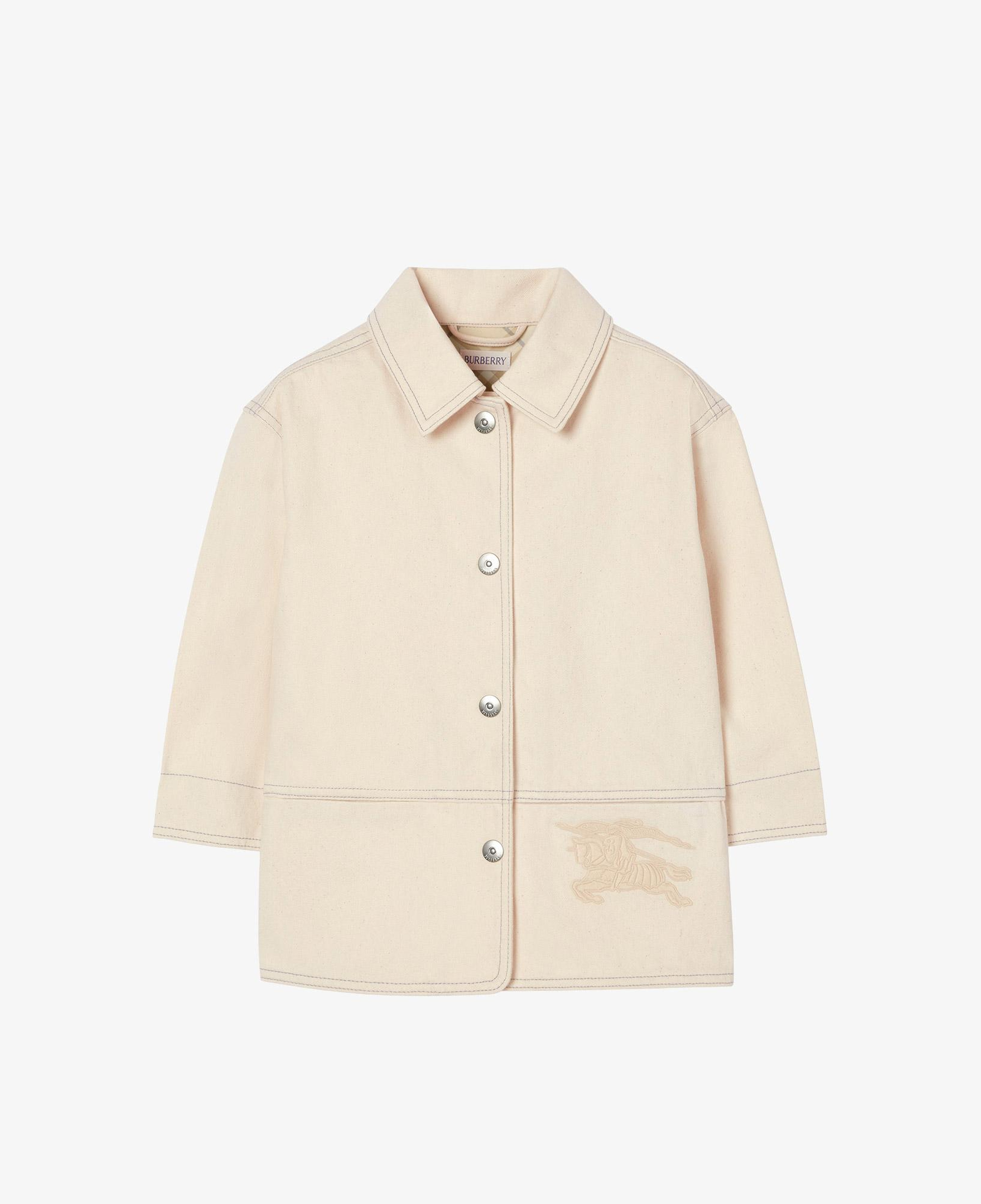 Burberry Marnie Çocuk Beyaz Mont