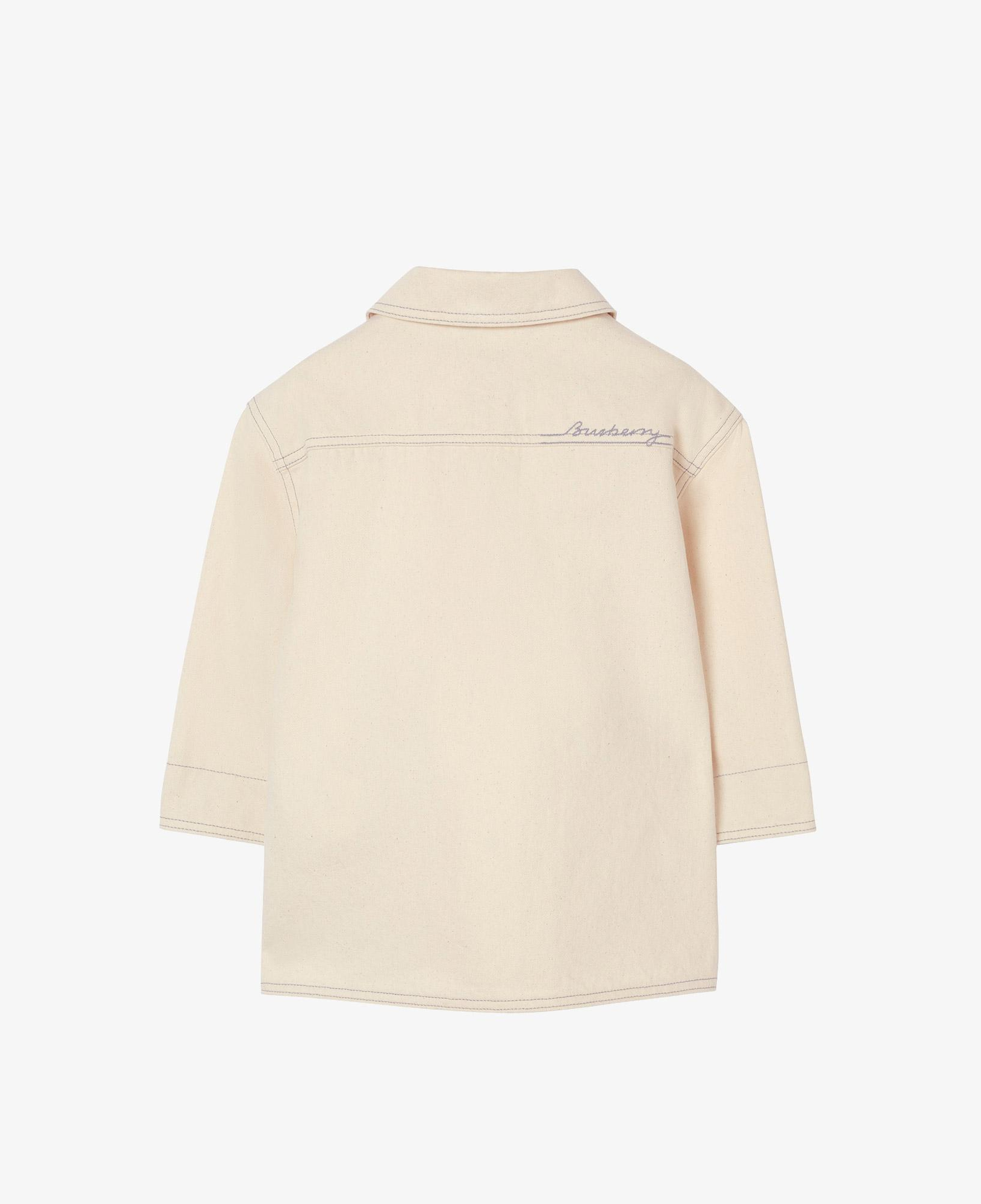 Burberry Marnie Çocuk Beyaz Mont