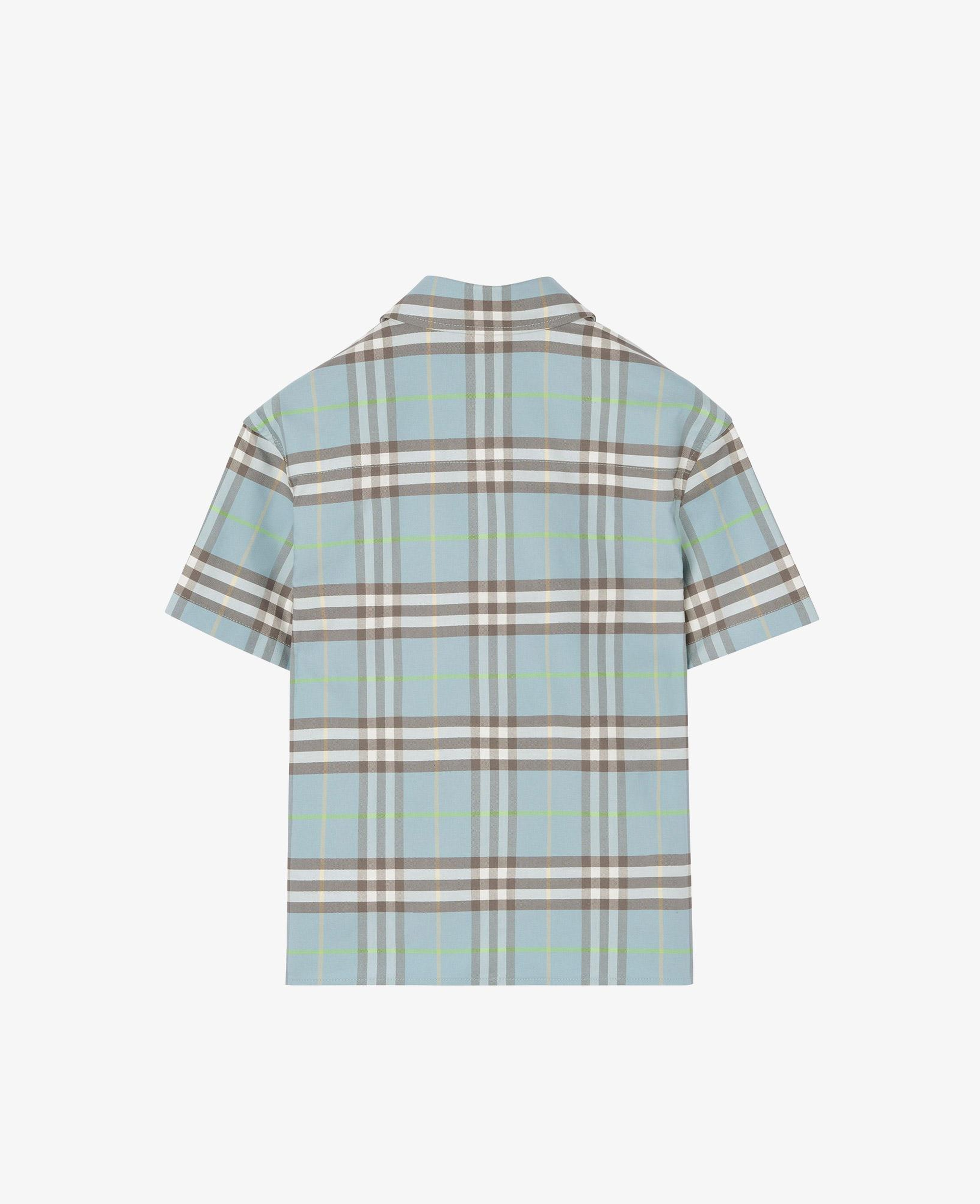 Burberry Billy Check Çocuk Mavi Gömlek
