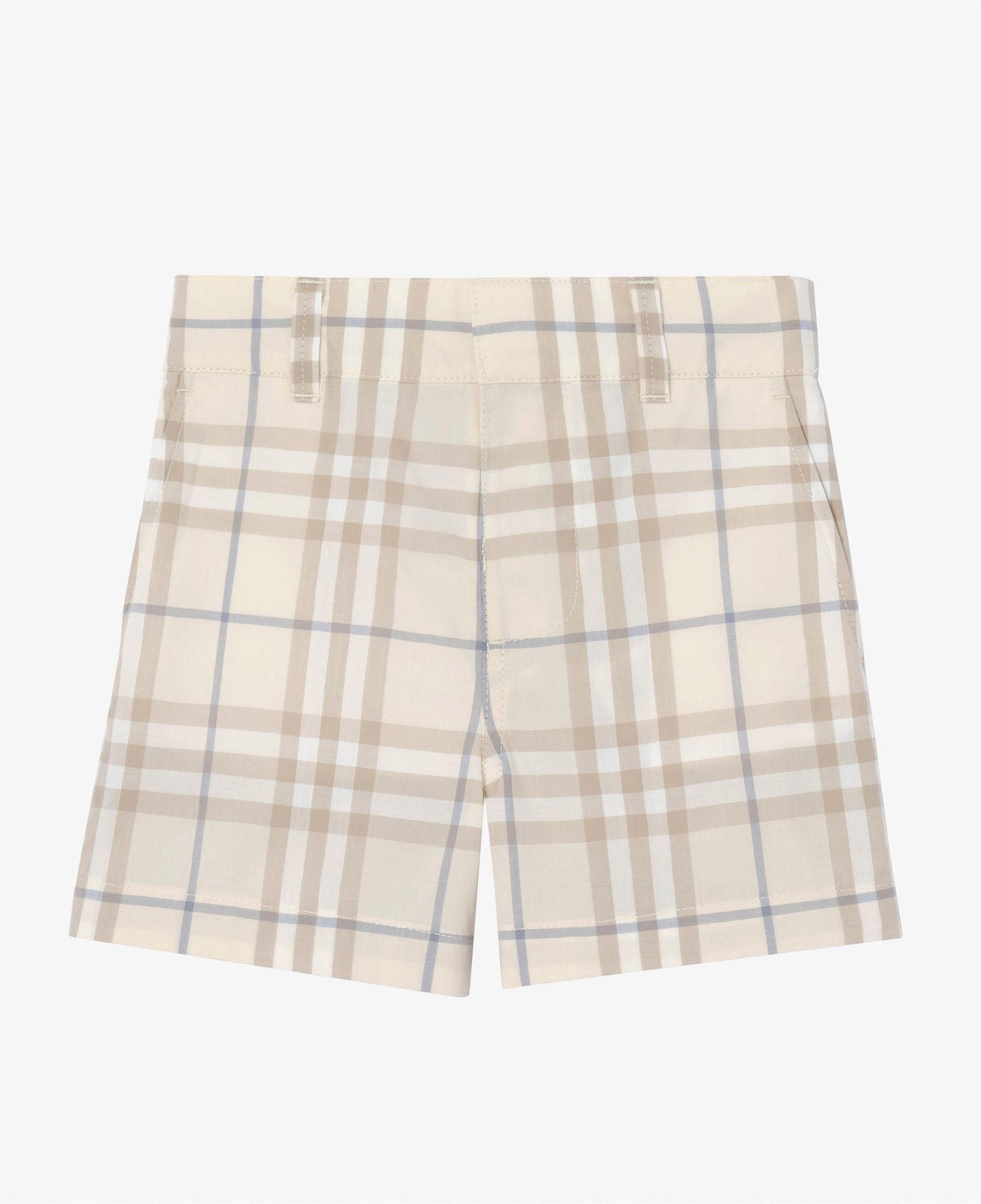 Burberry Oscar Check Çocuk Krem Şort