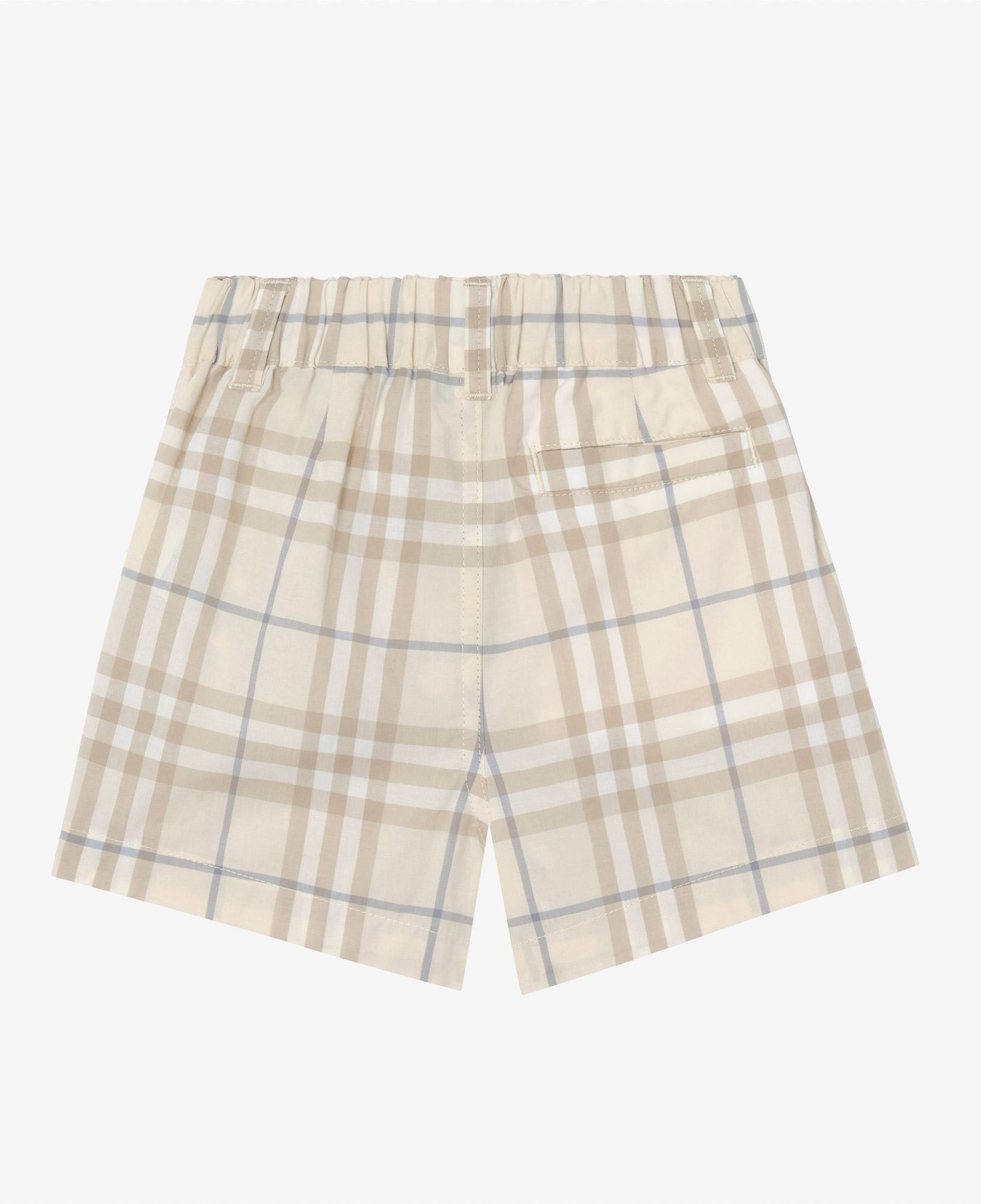 Burberry Oscar Check Çocuk Krem Şort