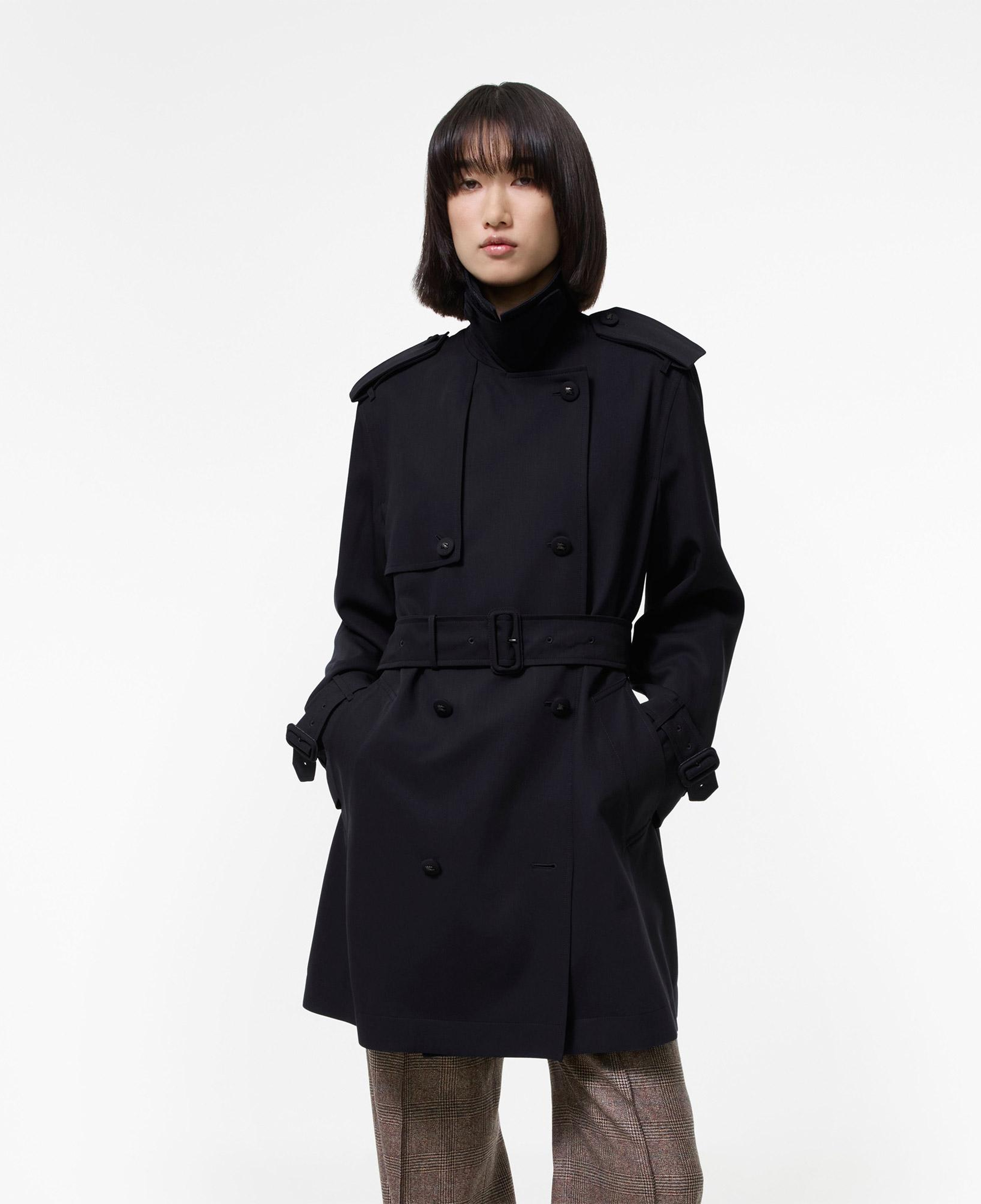 Burberry Latchmere Kadın Lacivert Kaban