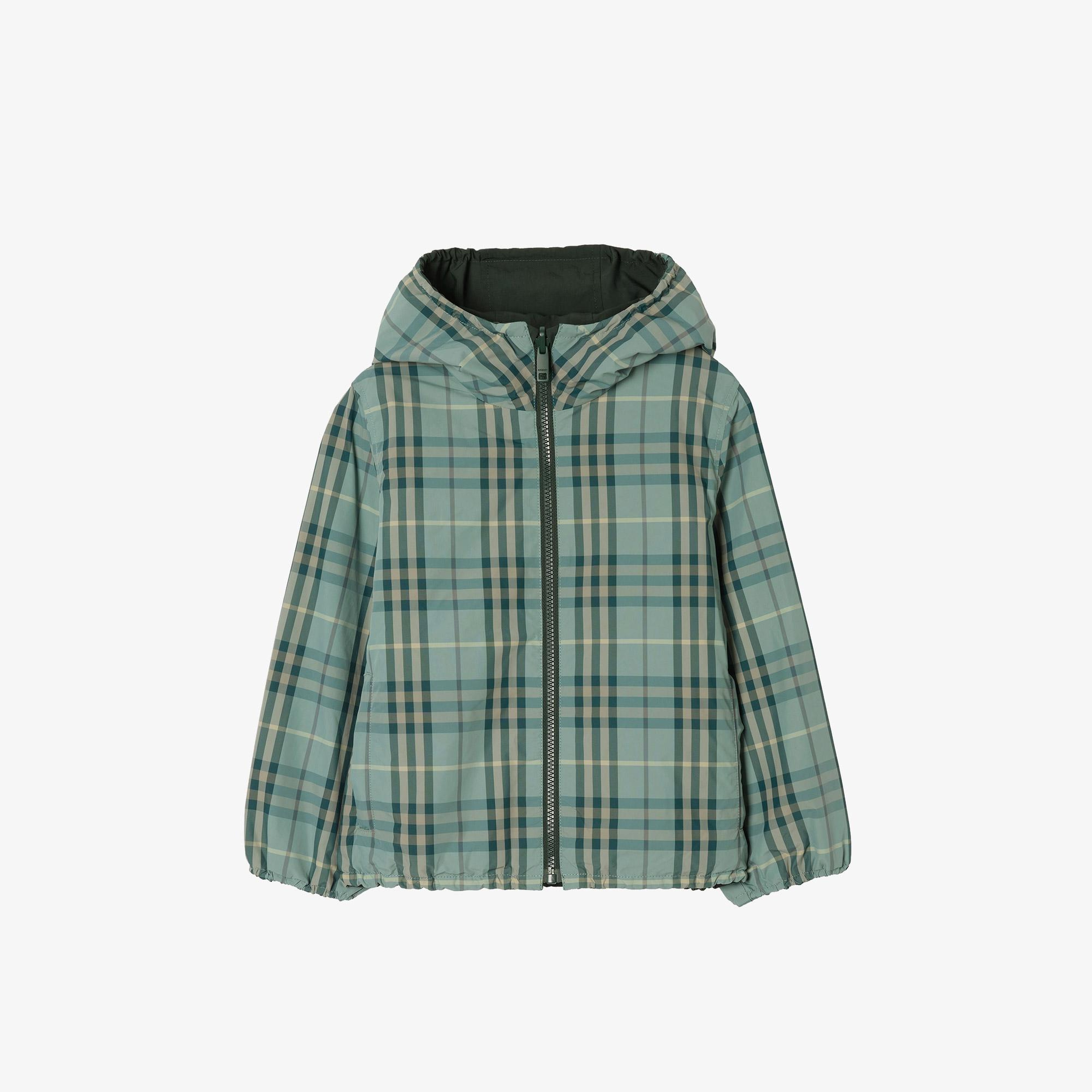 Burberry Reece Chck Çocuk Yeşil Mont