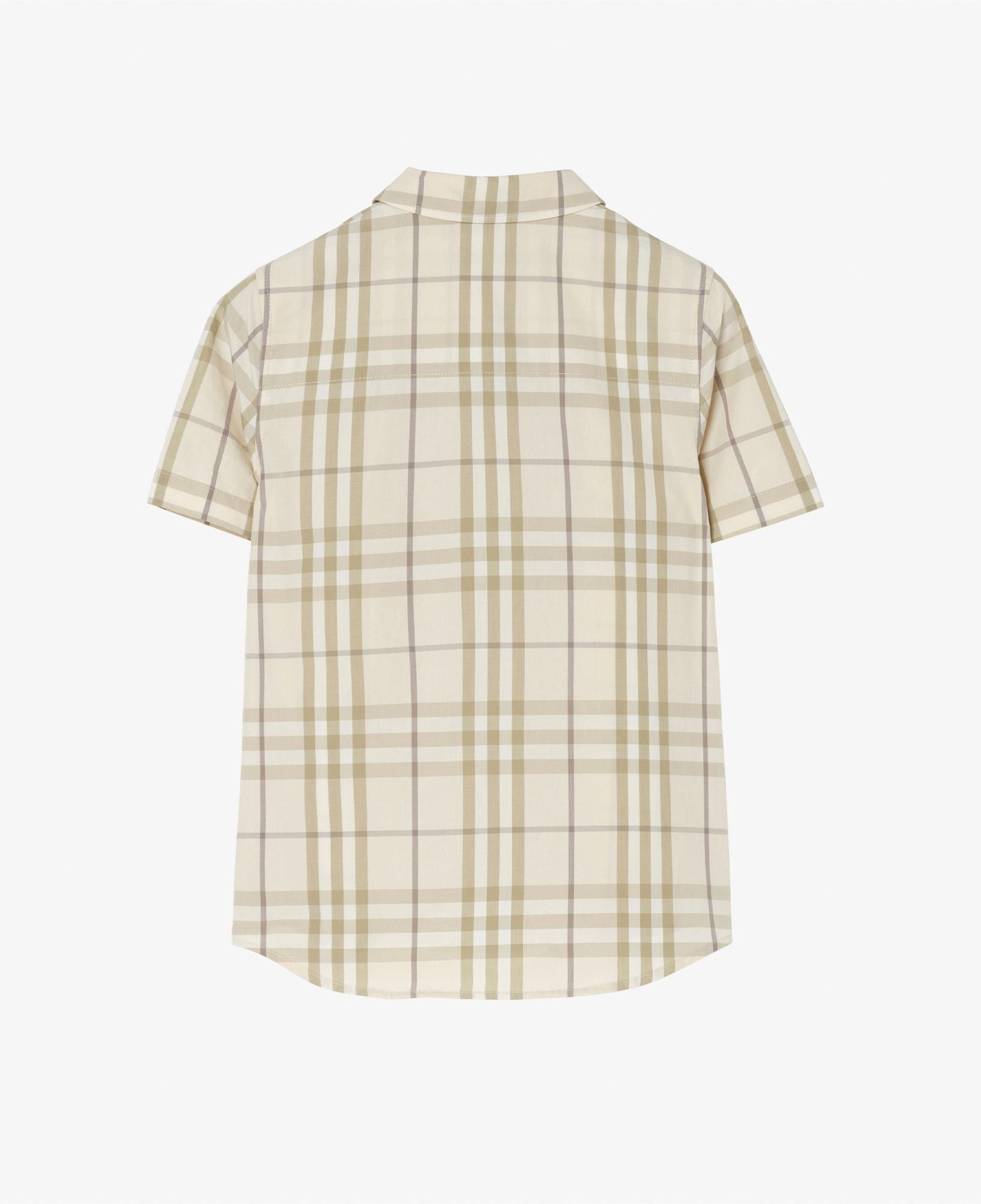 Burberry Owen Check Çocuk Krem Gömlek