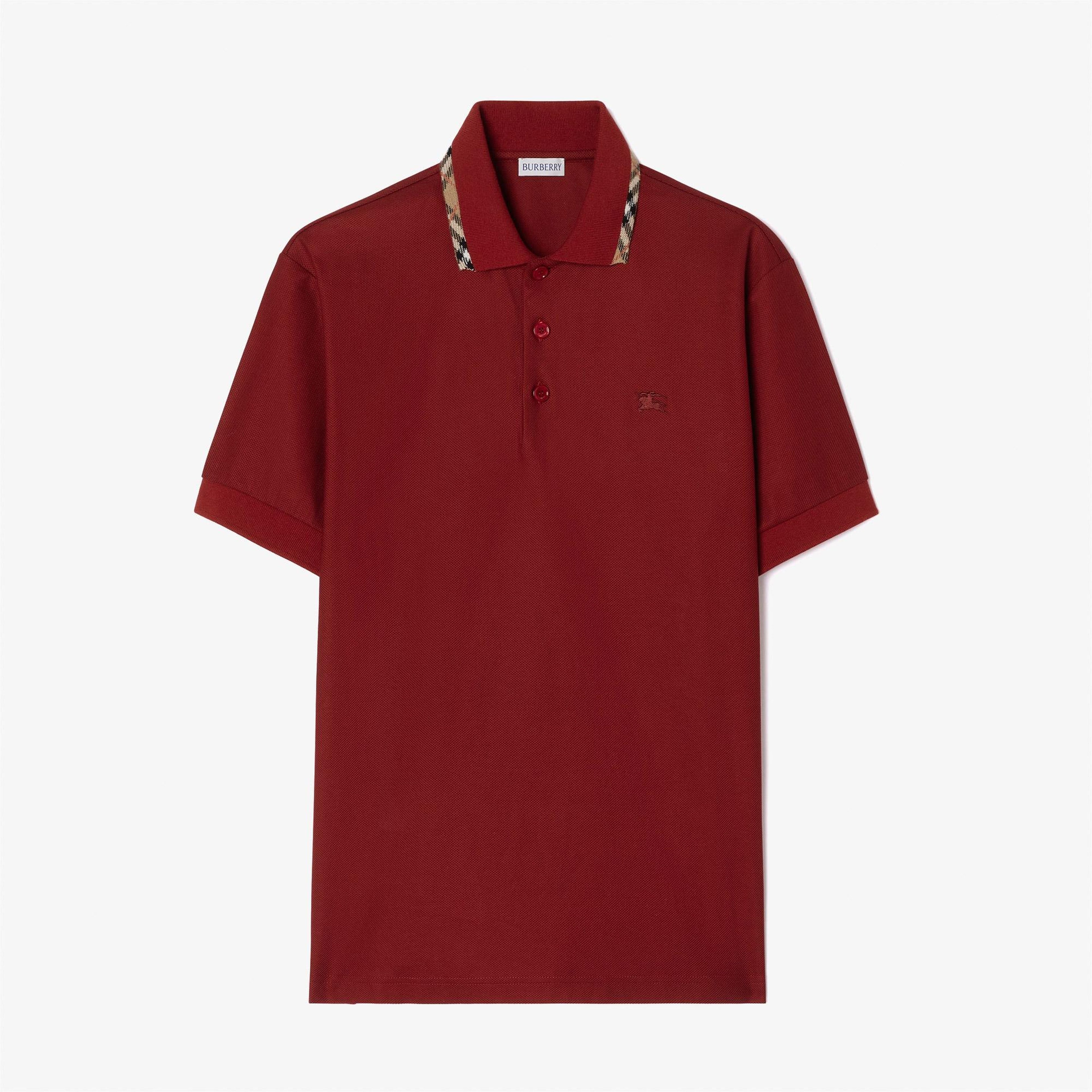 Burberry Eddie Erkek Kırmızı Polo