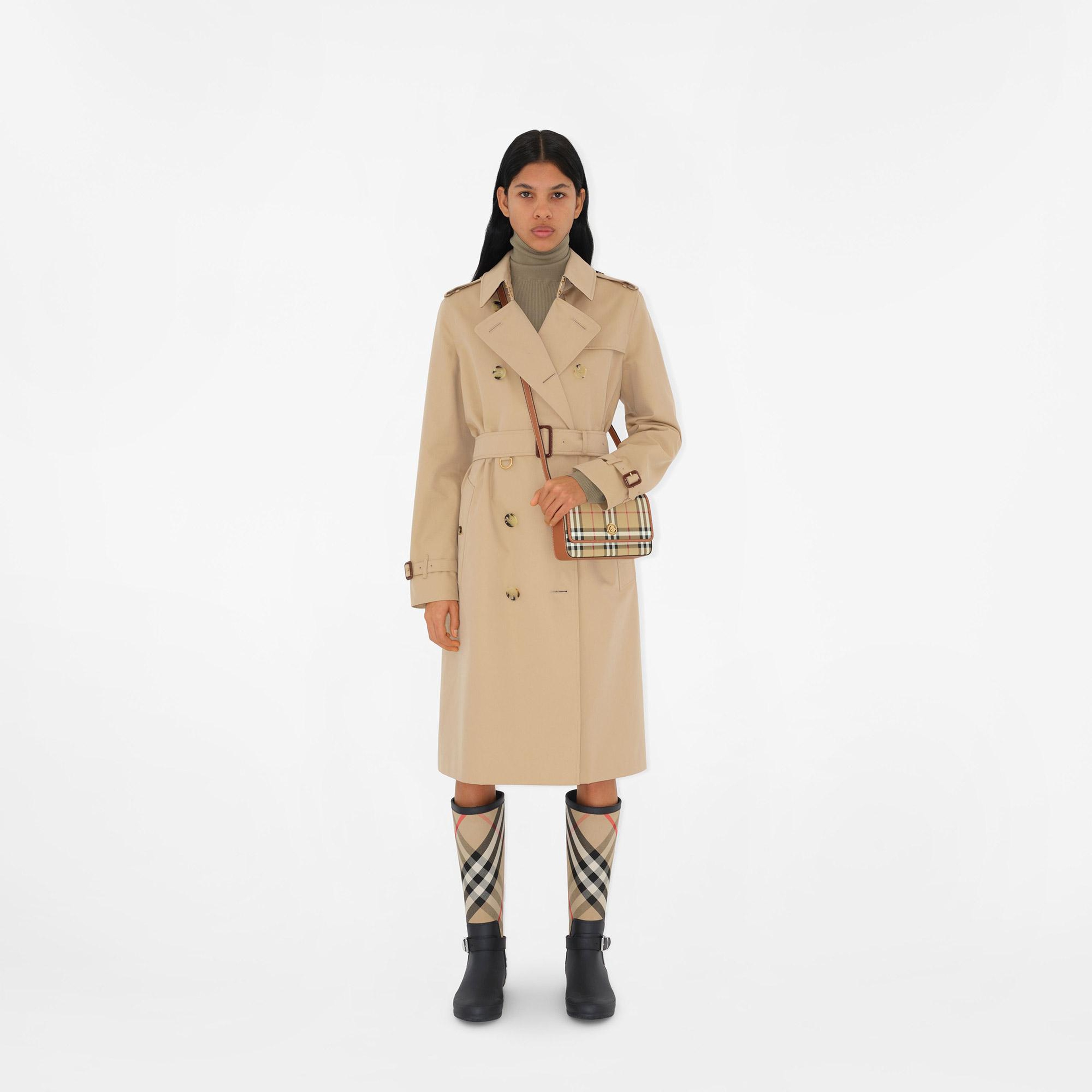 Burberry Hampshire Kadın Bej Omuz Çantası