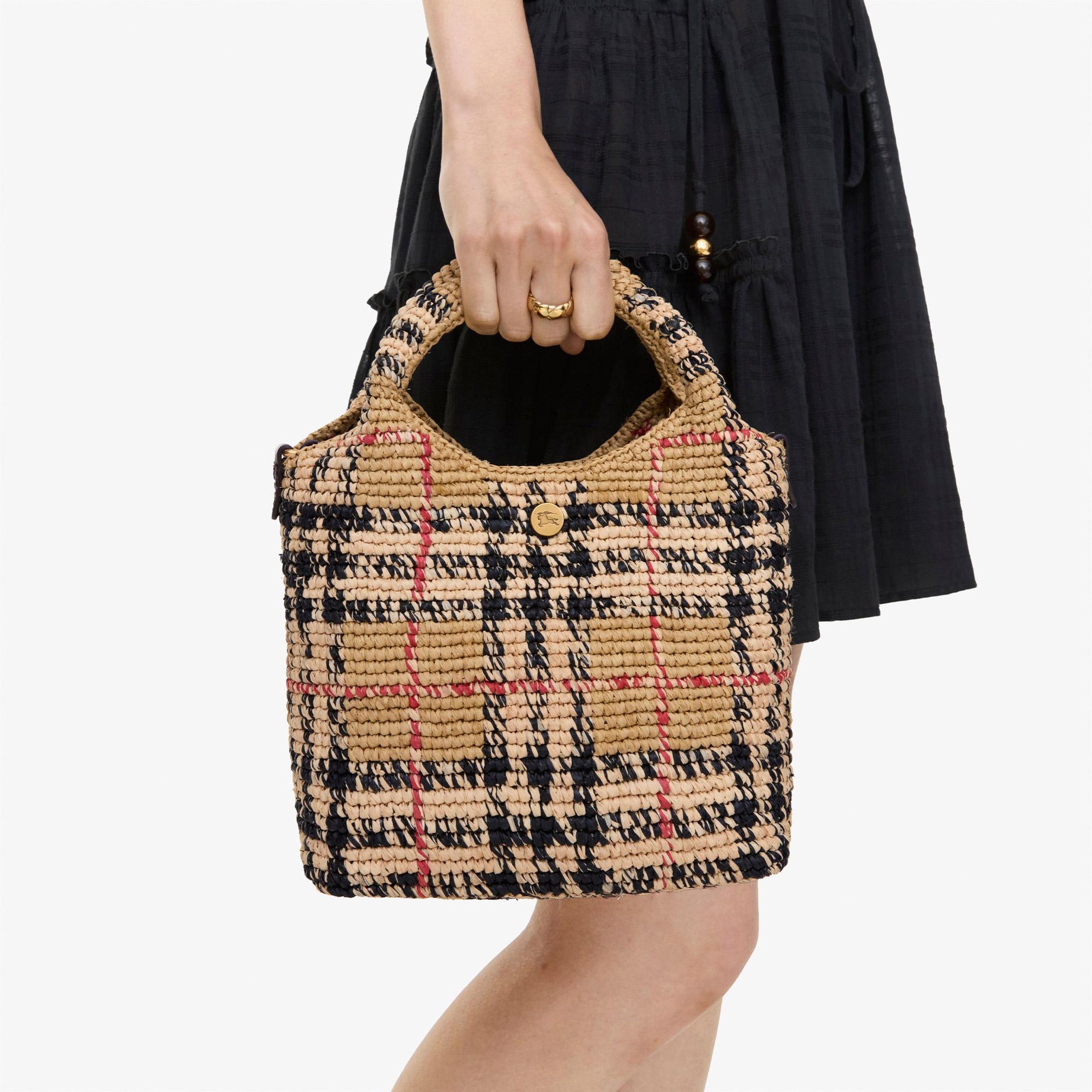 Burberry Margate Tote Kadın Bej Omuz Çantası