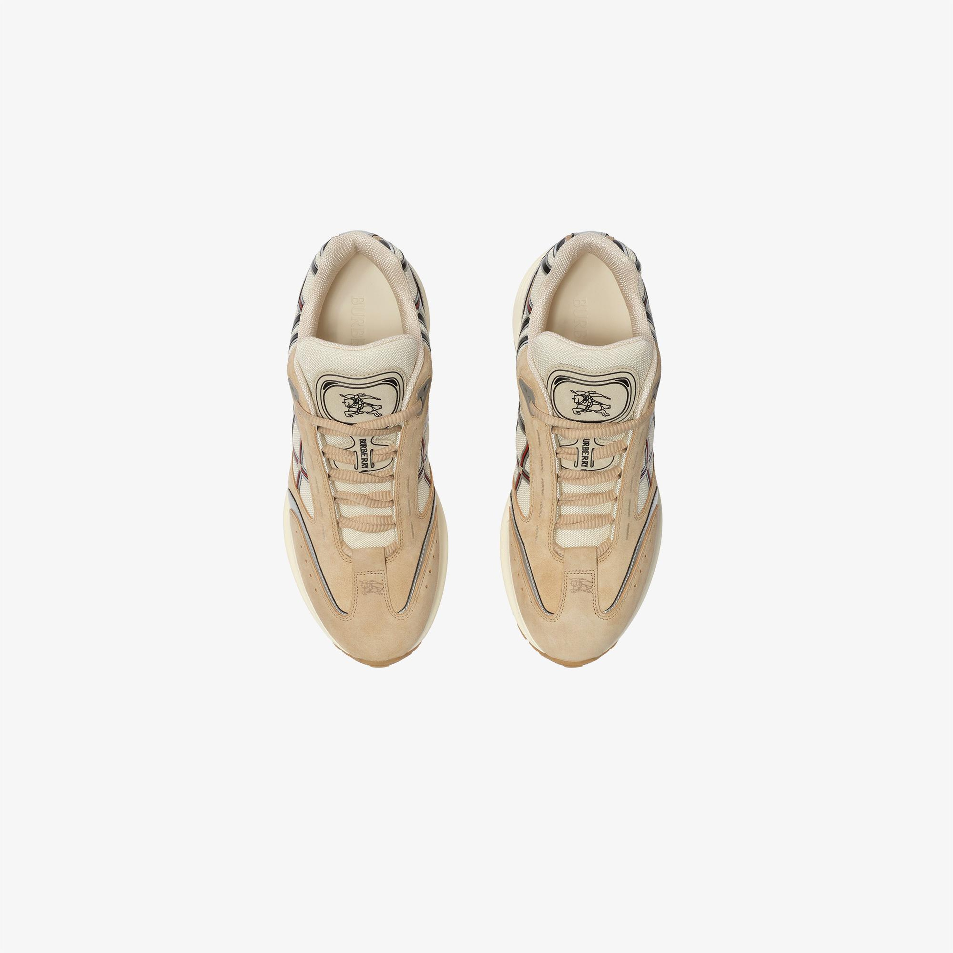 Burberry Eclipse Runner Kadın Bej Sneaker