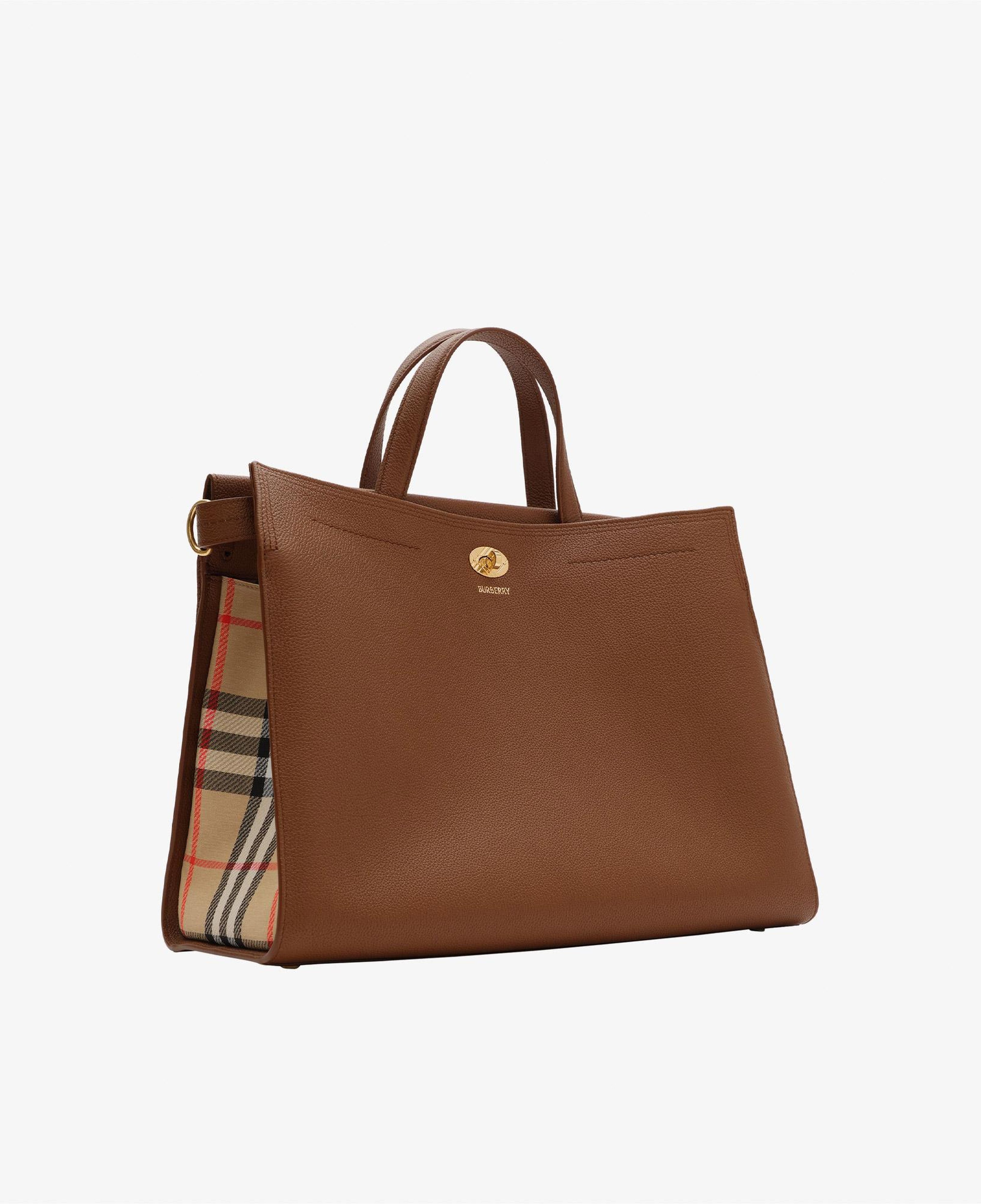 Burberry Cotswolds Check Kadın Kahverengi Omuz Çantası