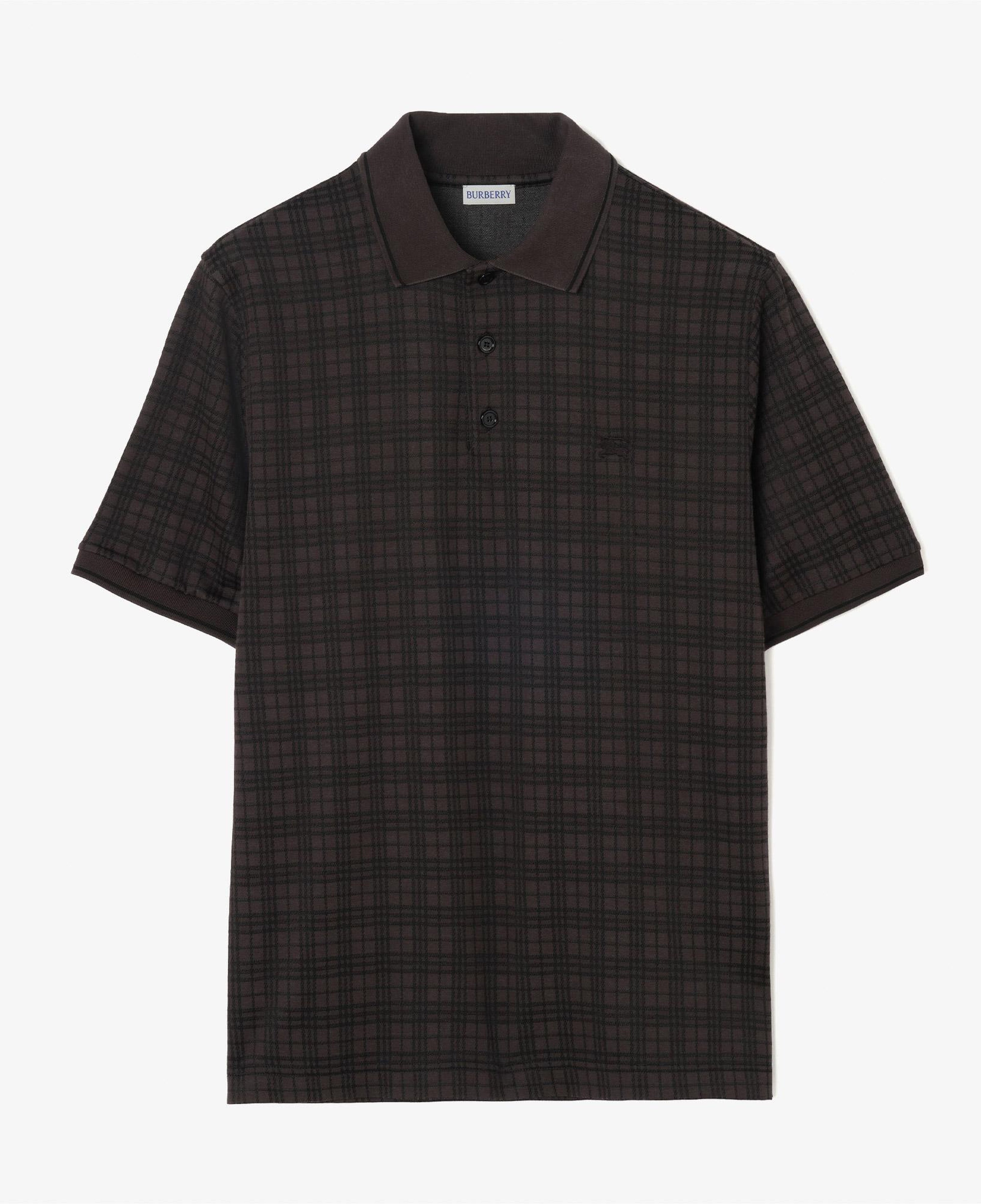 Burberry Pelham Check Erkek Antrasit Polo