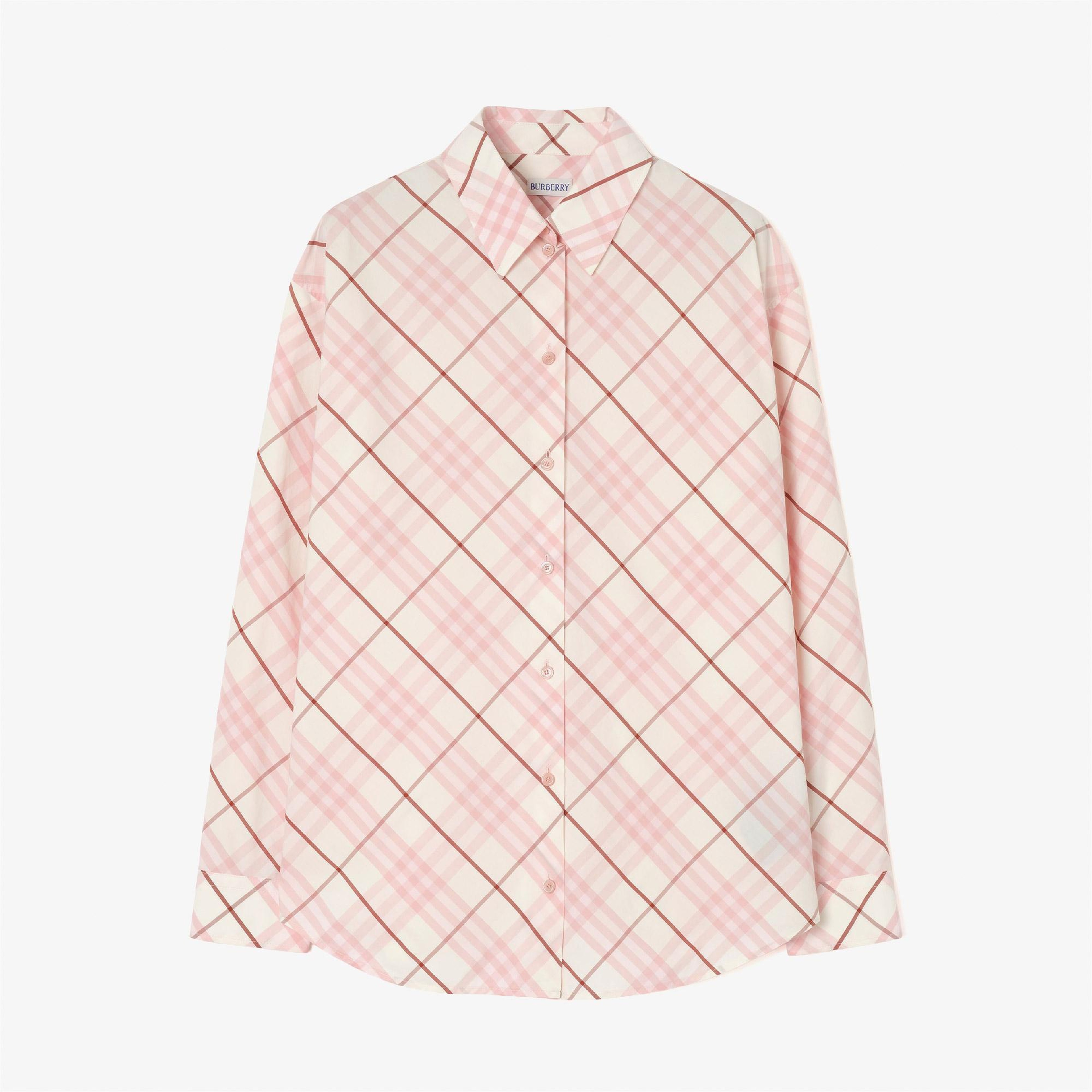 Burberry Elara Kadın Pembe Gömlek