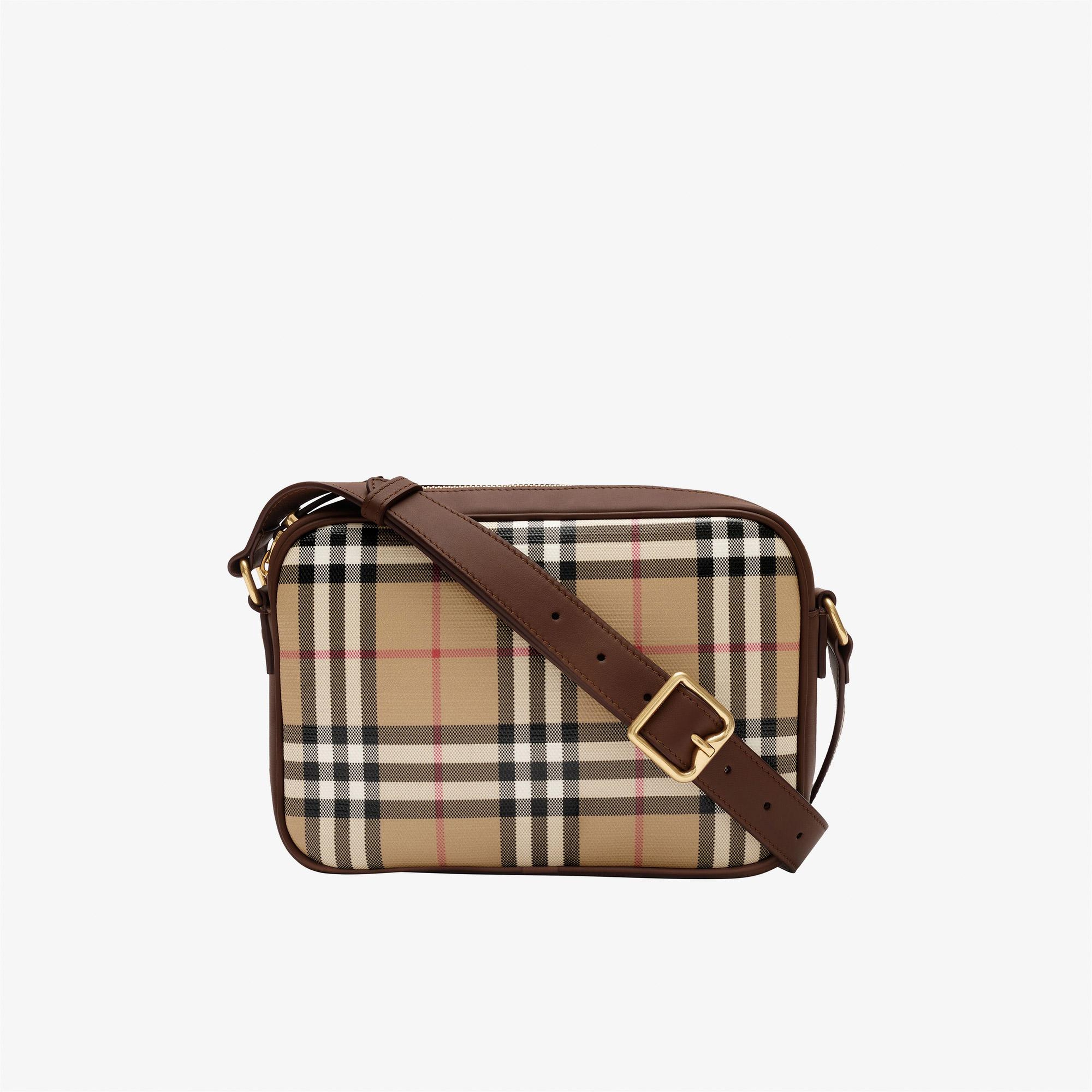 Burberry Pocket Crossbody Bin Erkek Bej Omuz Çantası