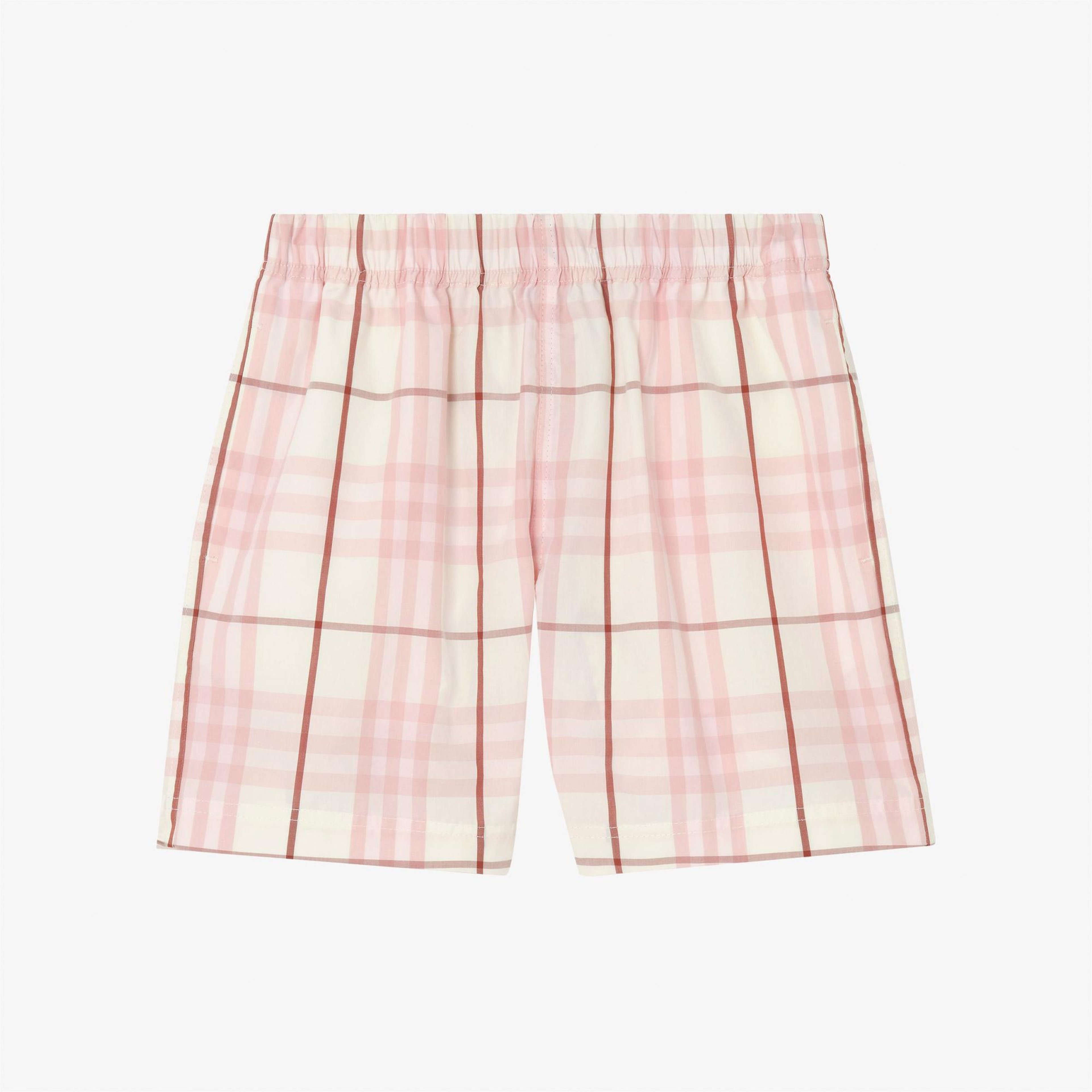 Burberry Check Felisha Çocuk Pembe Şort