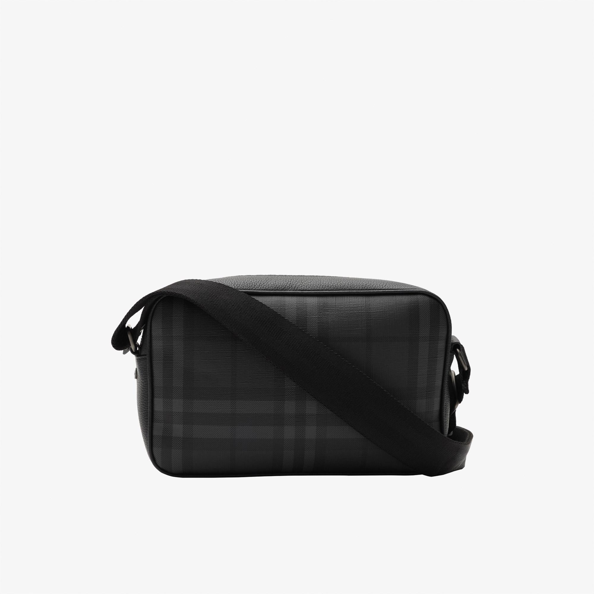 Burberry Flat Crossbody Bin Erkek Antrasit Omuz Çantası