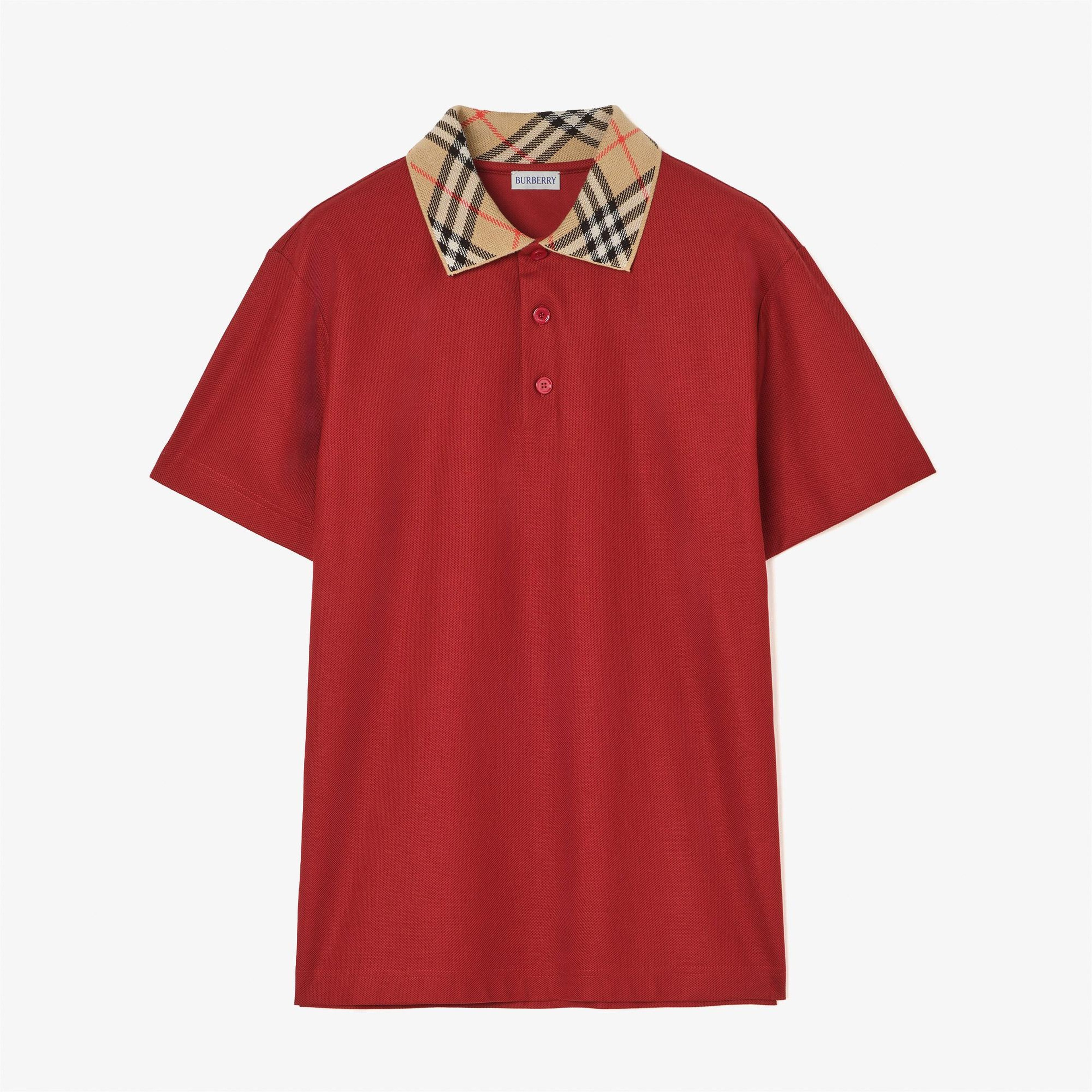 Burberry Evan Erkek Bordo Polo