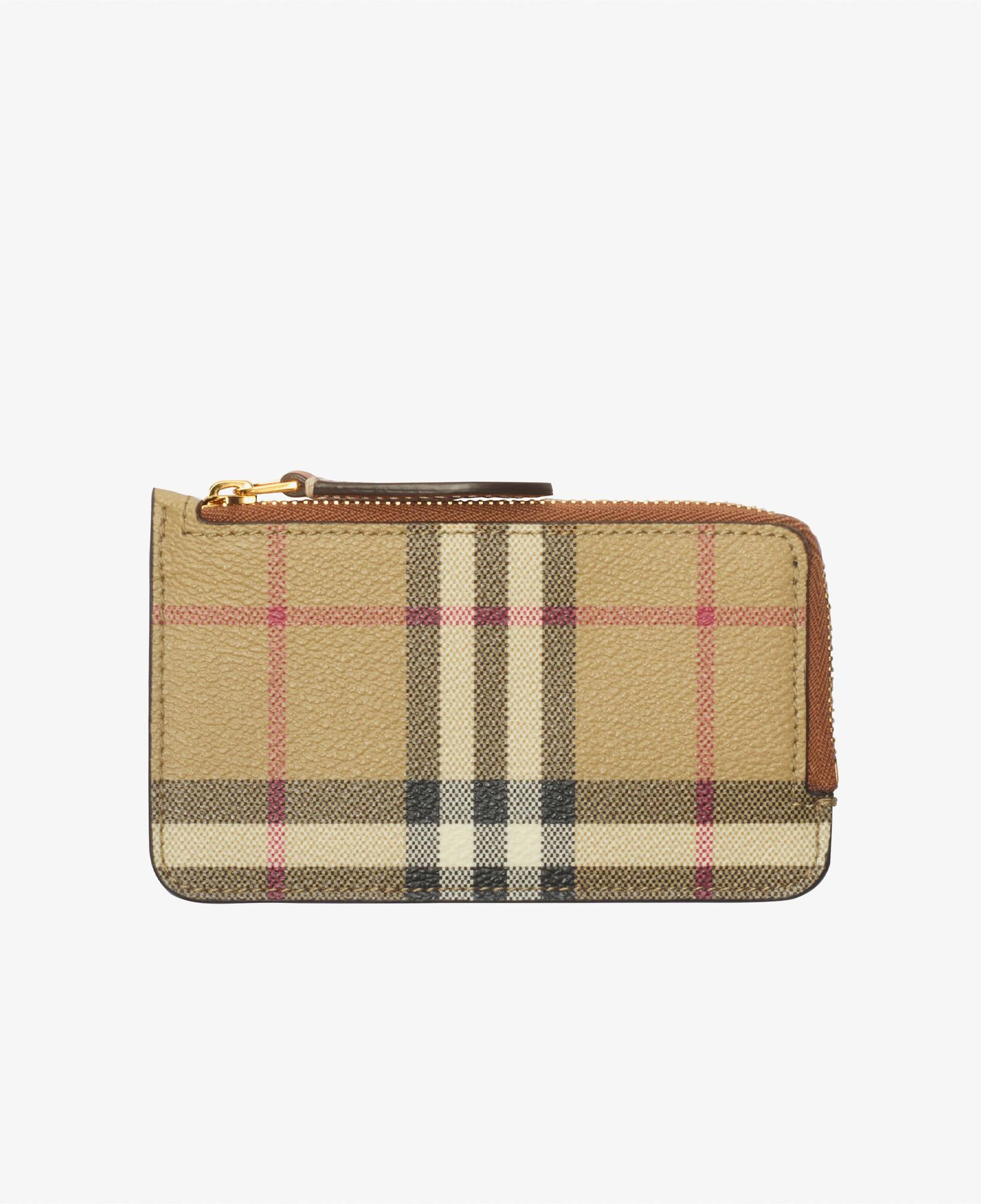 Burberry Check Zip Kadın Bej Kartlık