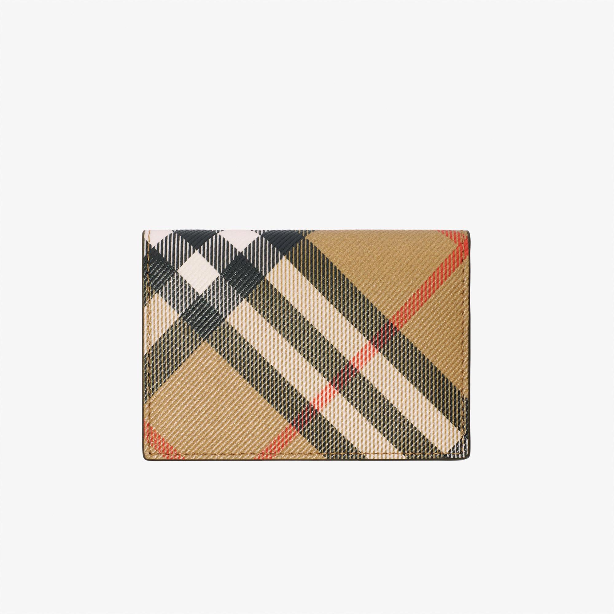 Burberry Check Folding Erkek Bej Kartlık