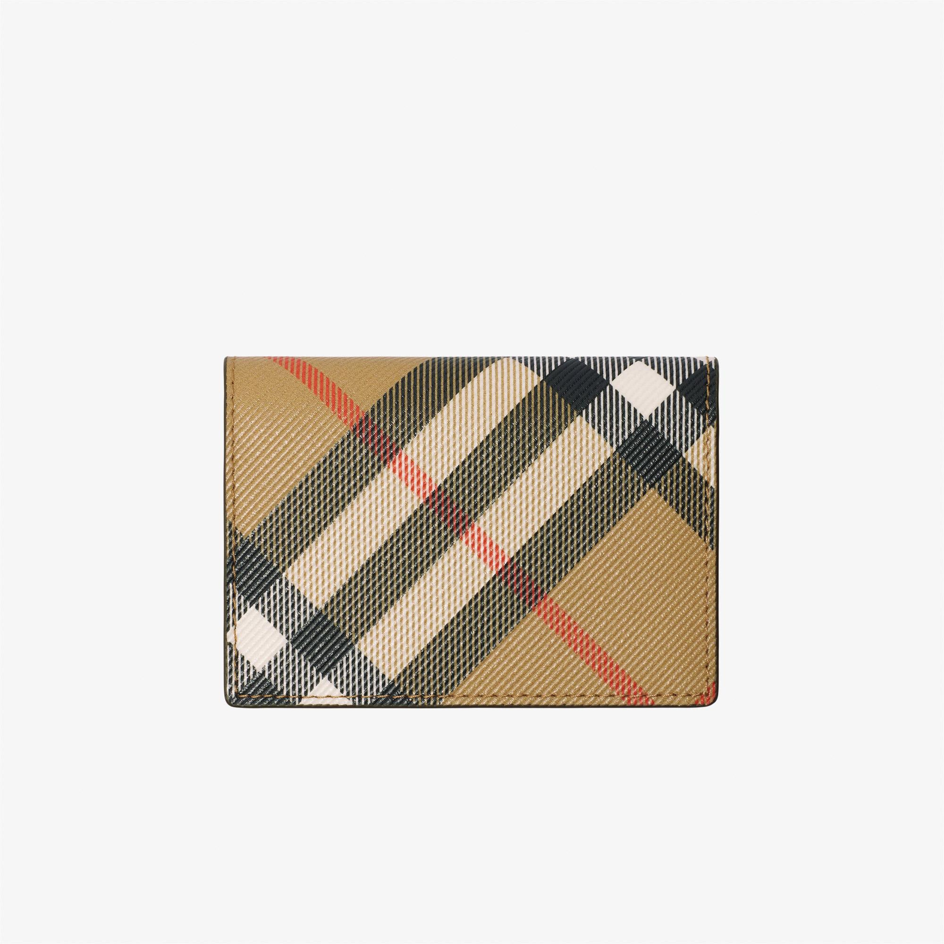 Burberry Check Folding Erkek Bej Kartlık
