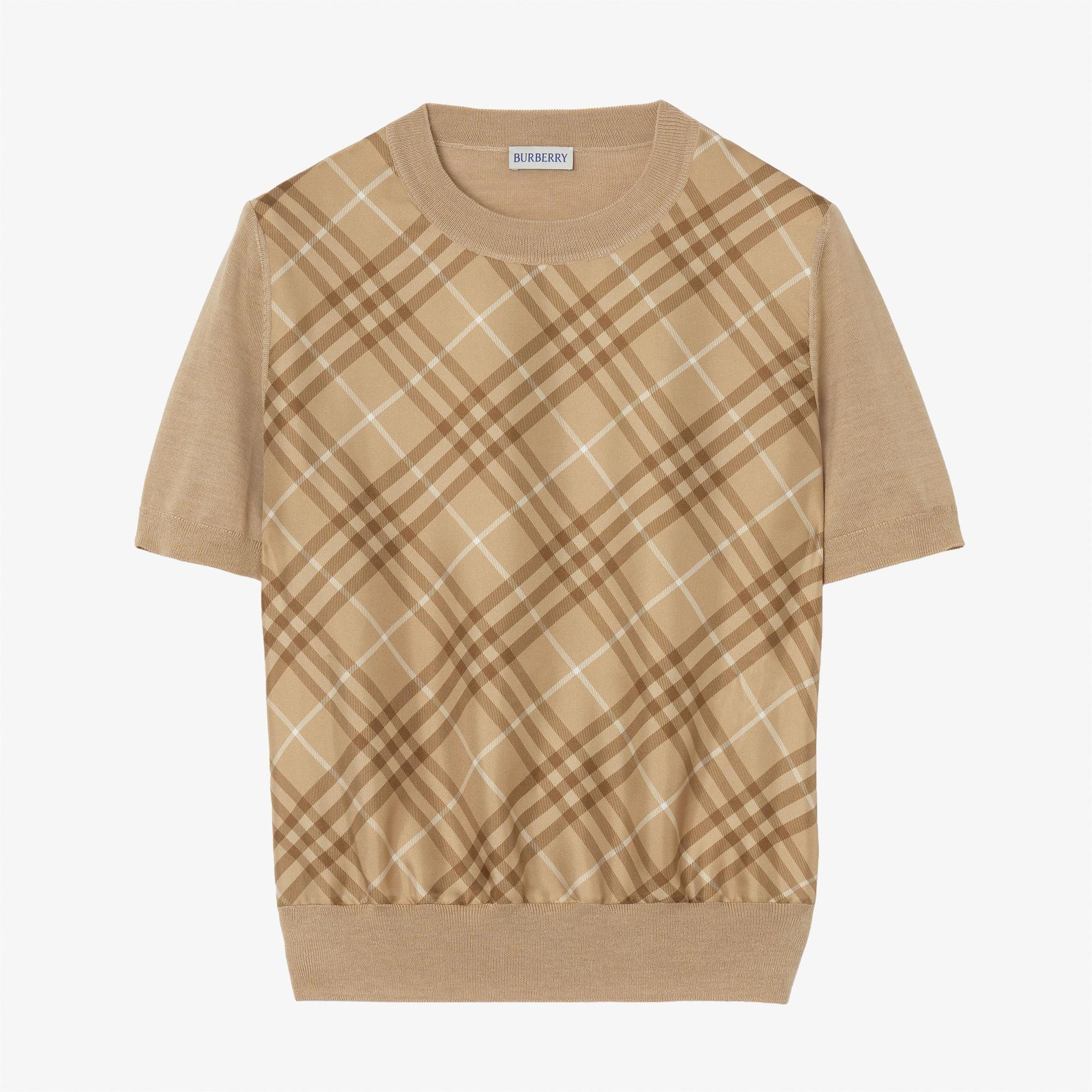 Burberry Sandrina Slk Kadın Kahverengi Triko
